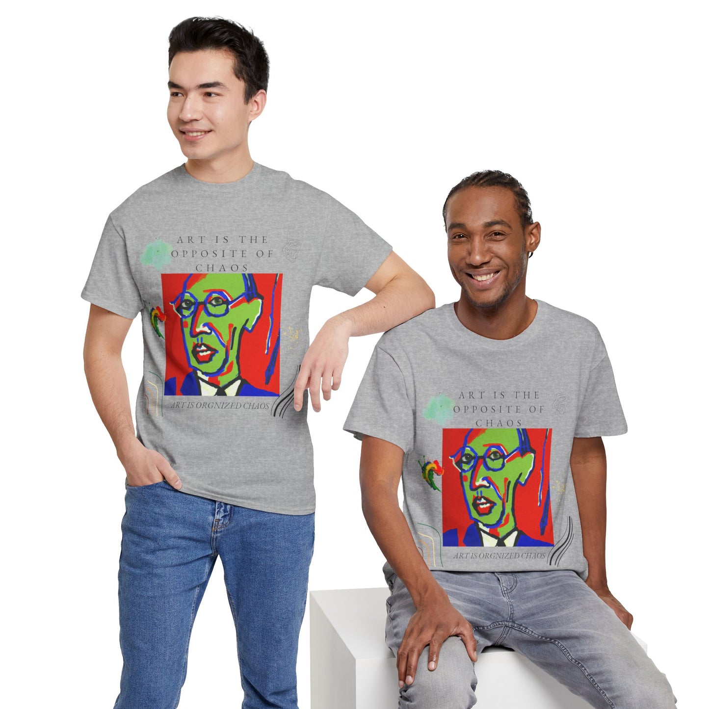 The Organized Chaos T-Shirt: Art is Creation"Art is the opposite of chaos Igor Stravinsky