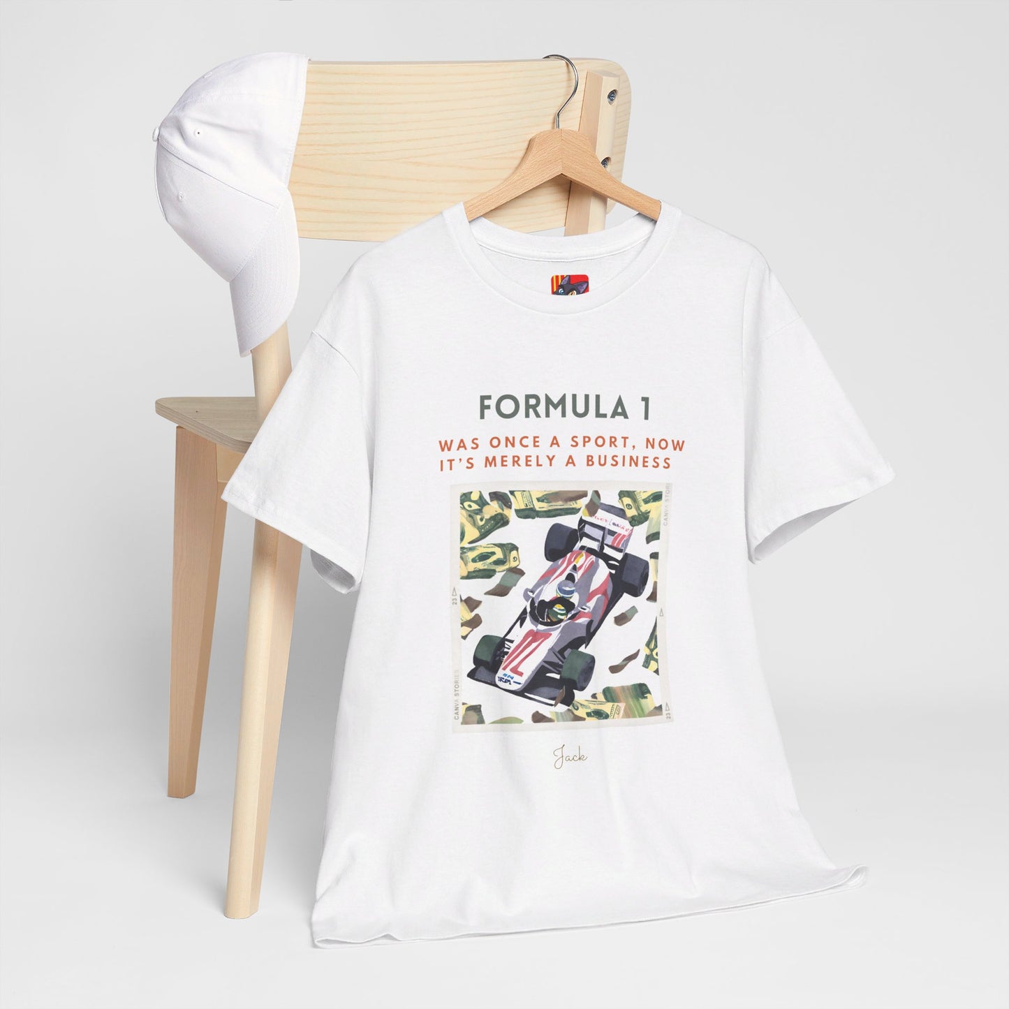 The Racing Purist T-Shirt: The Essence of Racing"Formula 1... a sport..." Jack