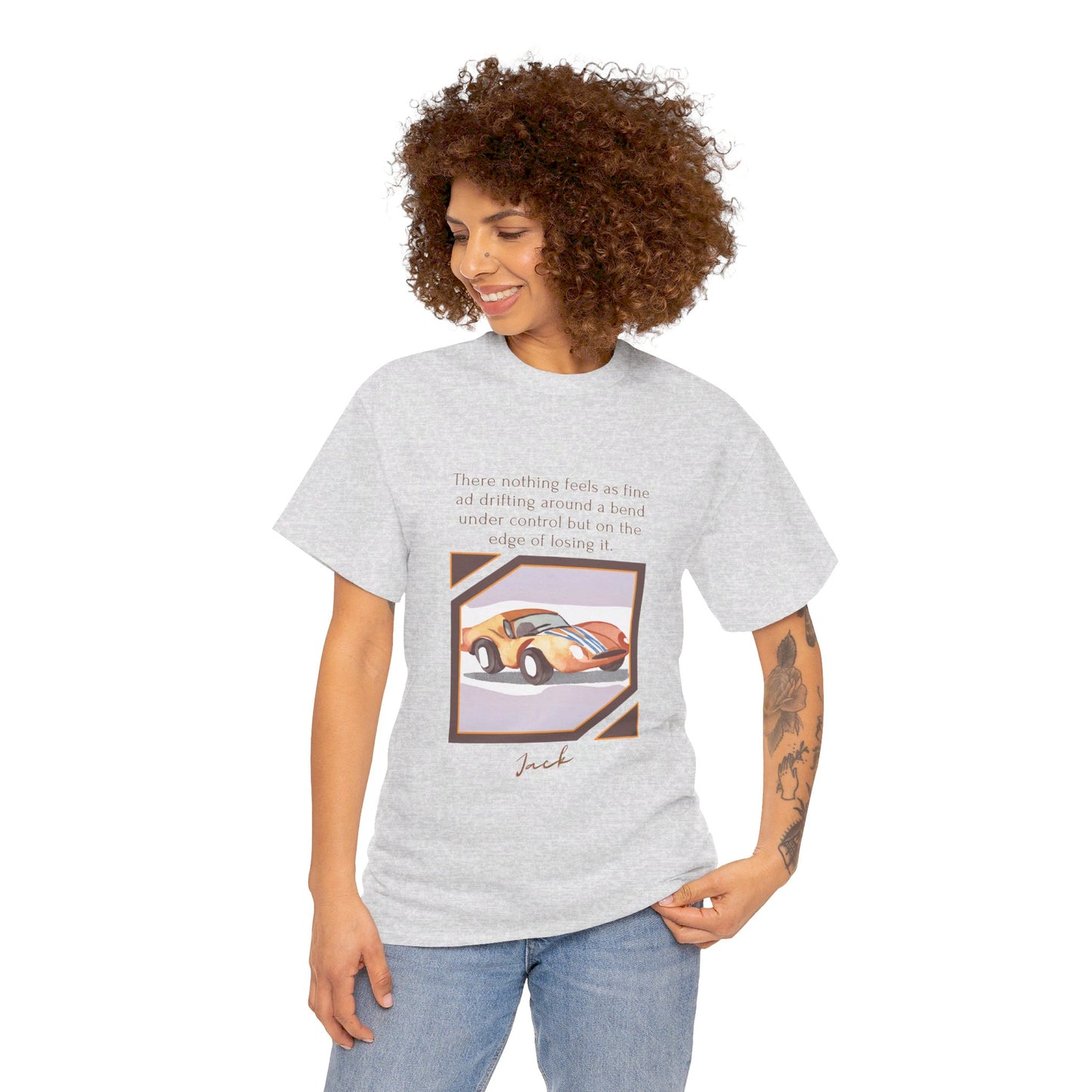 The Thrill Seeker T-Shirt: Live on the Edge "Drifting around a bend..." Jack