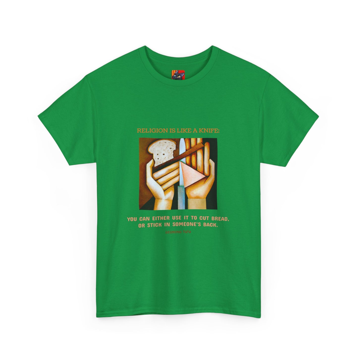 The Double-Edged Sword T-Shirt: Use Your Power Wisely"Religion is like a knife..." Desmond Tutu