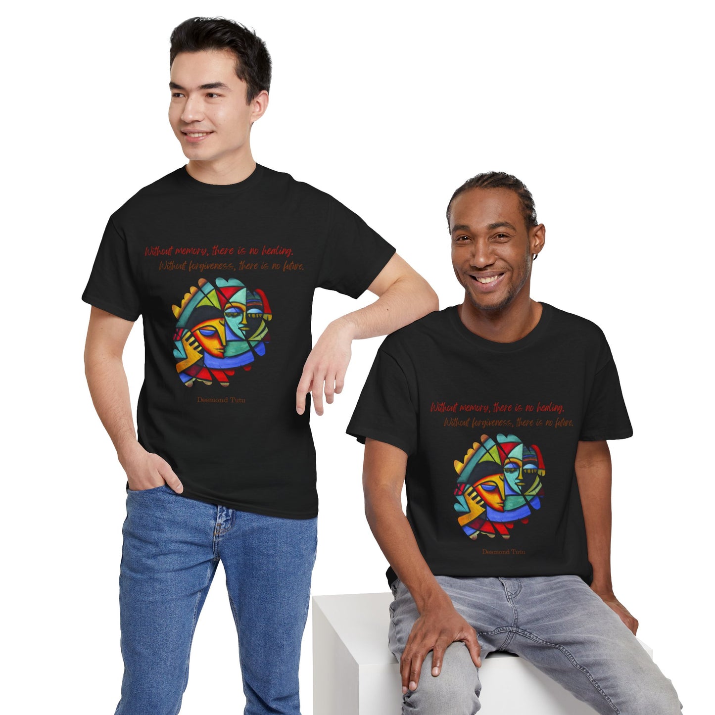 The Healing Journey T-Shirt: Remember to Forgive"Without memory... no forgiveness" Desmond Tutu