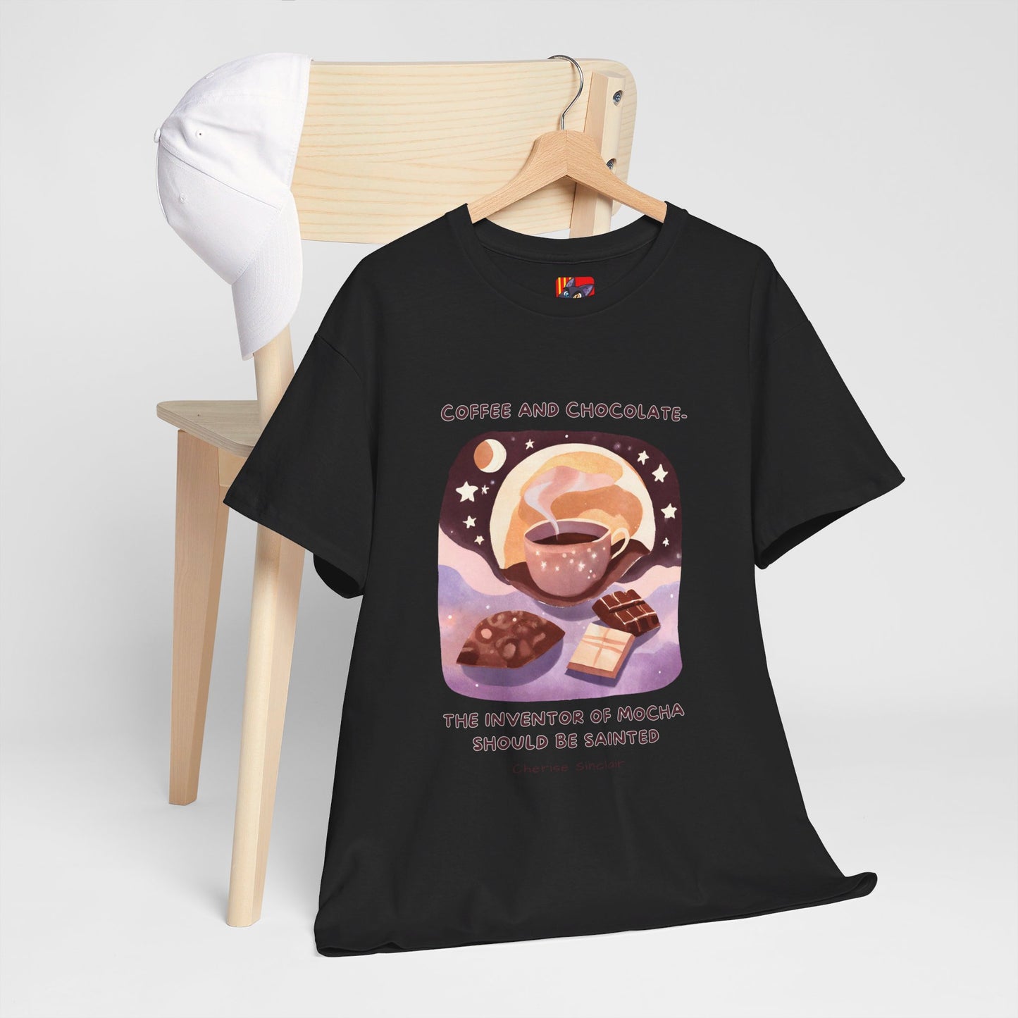 Saint the Mocha Inventor General Coffee Love T-shirt