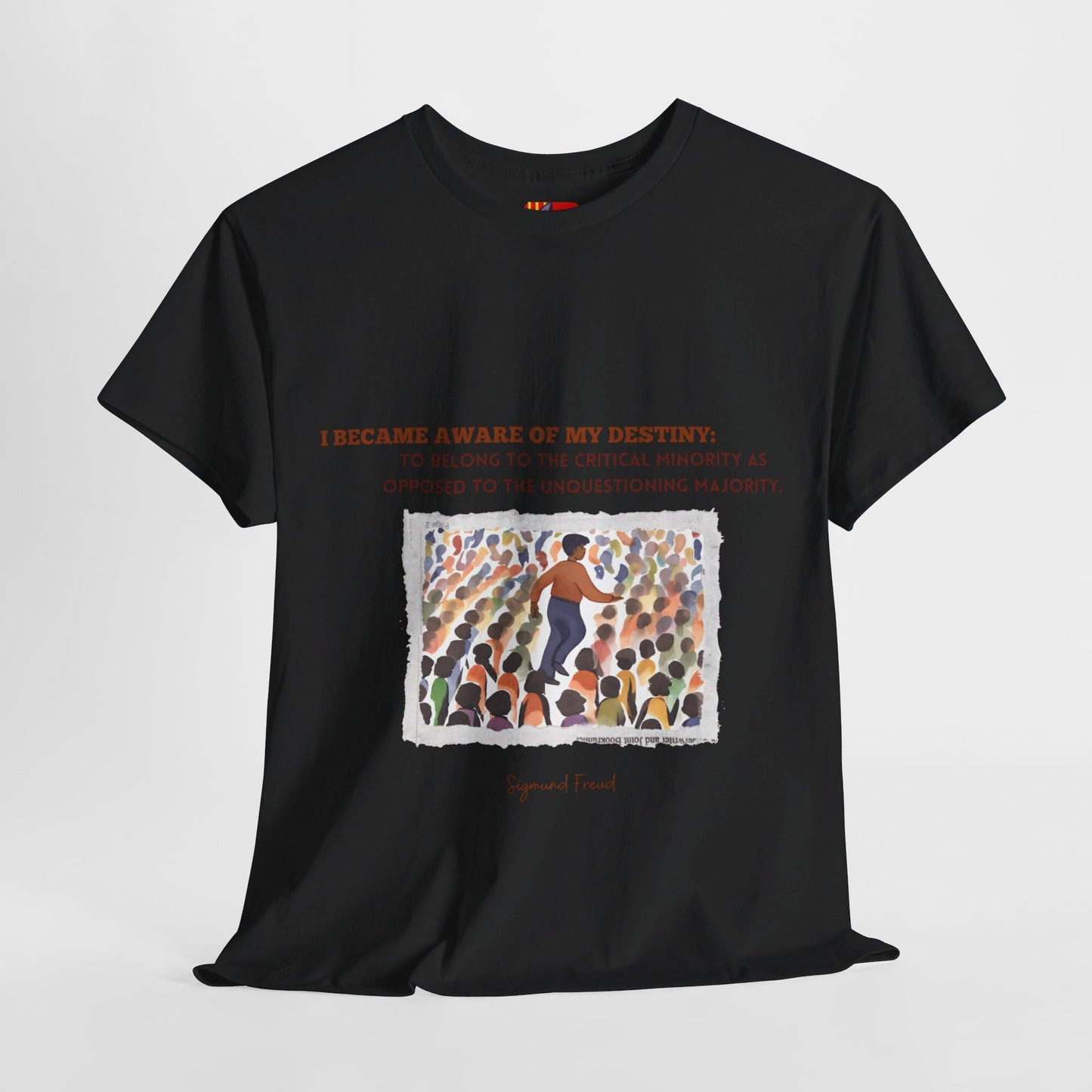 The Dissenter T-Shirt: Question Authority"Critical minority... unquestioning majority"