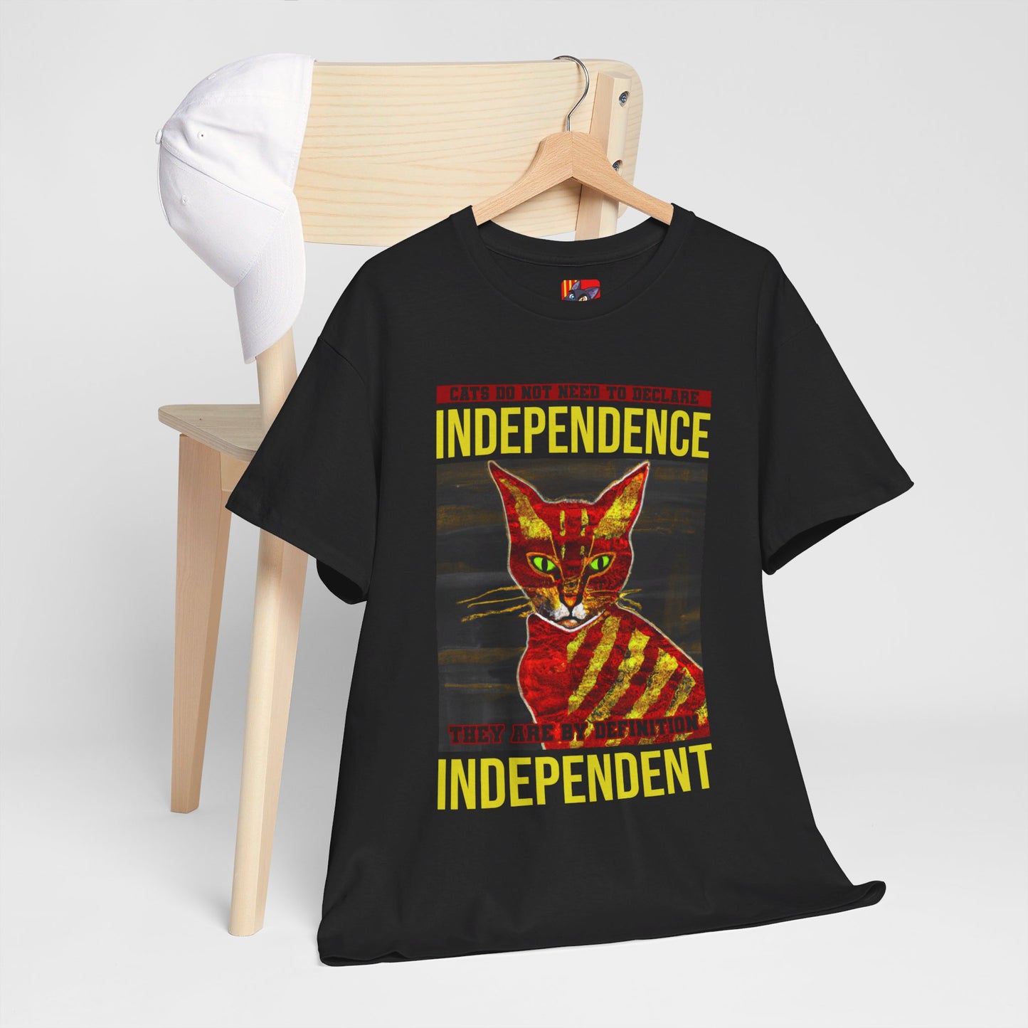 The Free Thinker T-Shirt: Cats do not need to declare independence Jack