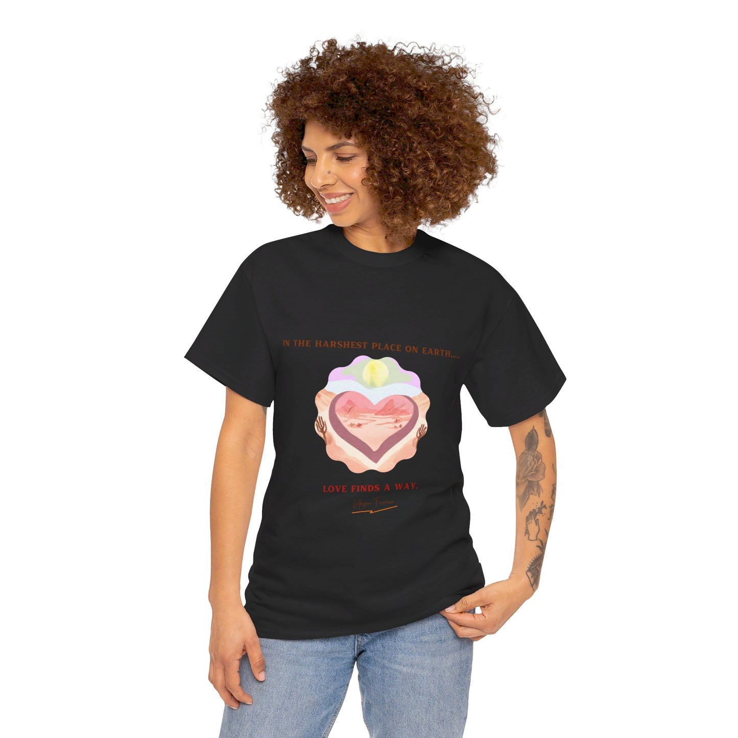 The Love Fighter T-Shirt: Love Conquers All"Love finds a way" Morgan Freeman