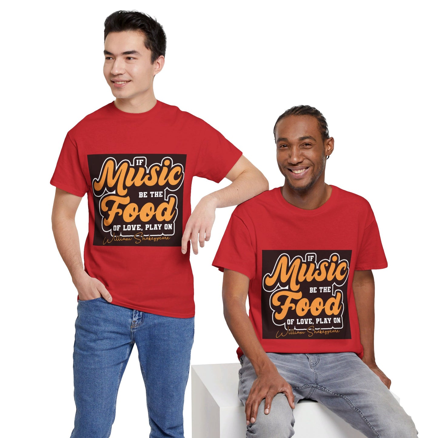 The Free Spirit T-Shirt: If music be the food of love, play on William Shakespeare