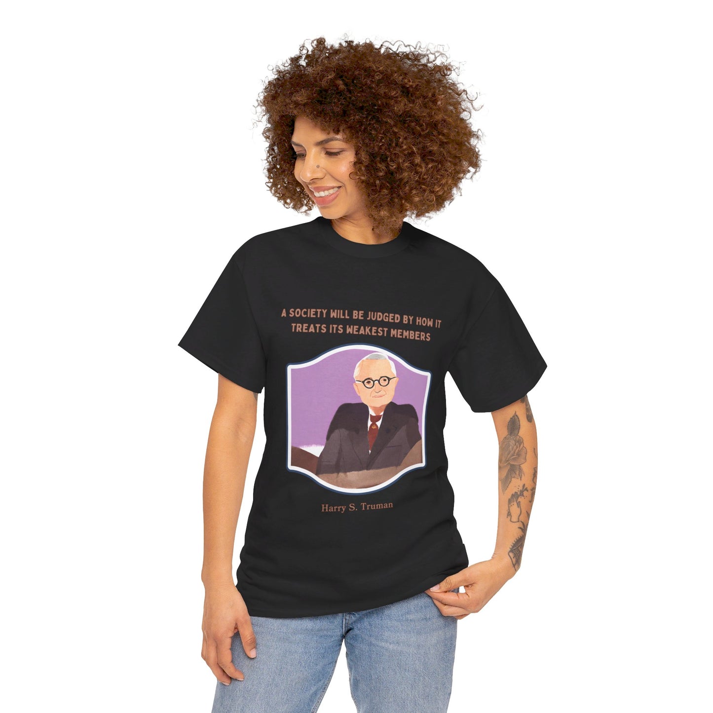 Care for the VulnerableSocial Justice T-shirt Harry S. Truman