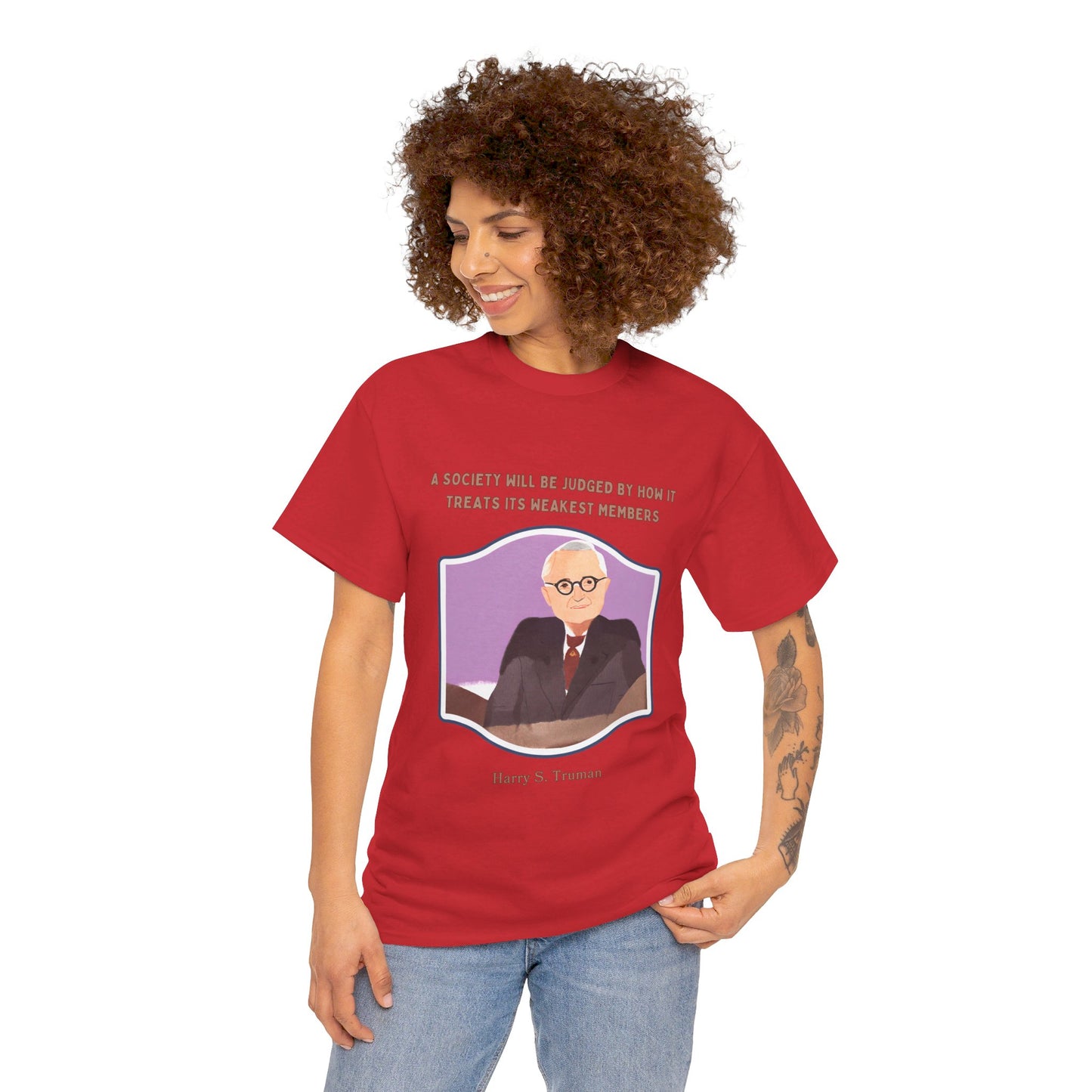 Care for the VulnerableSocial Justice T-shirt Harry S. Truman