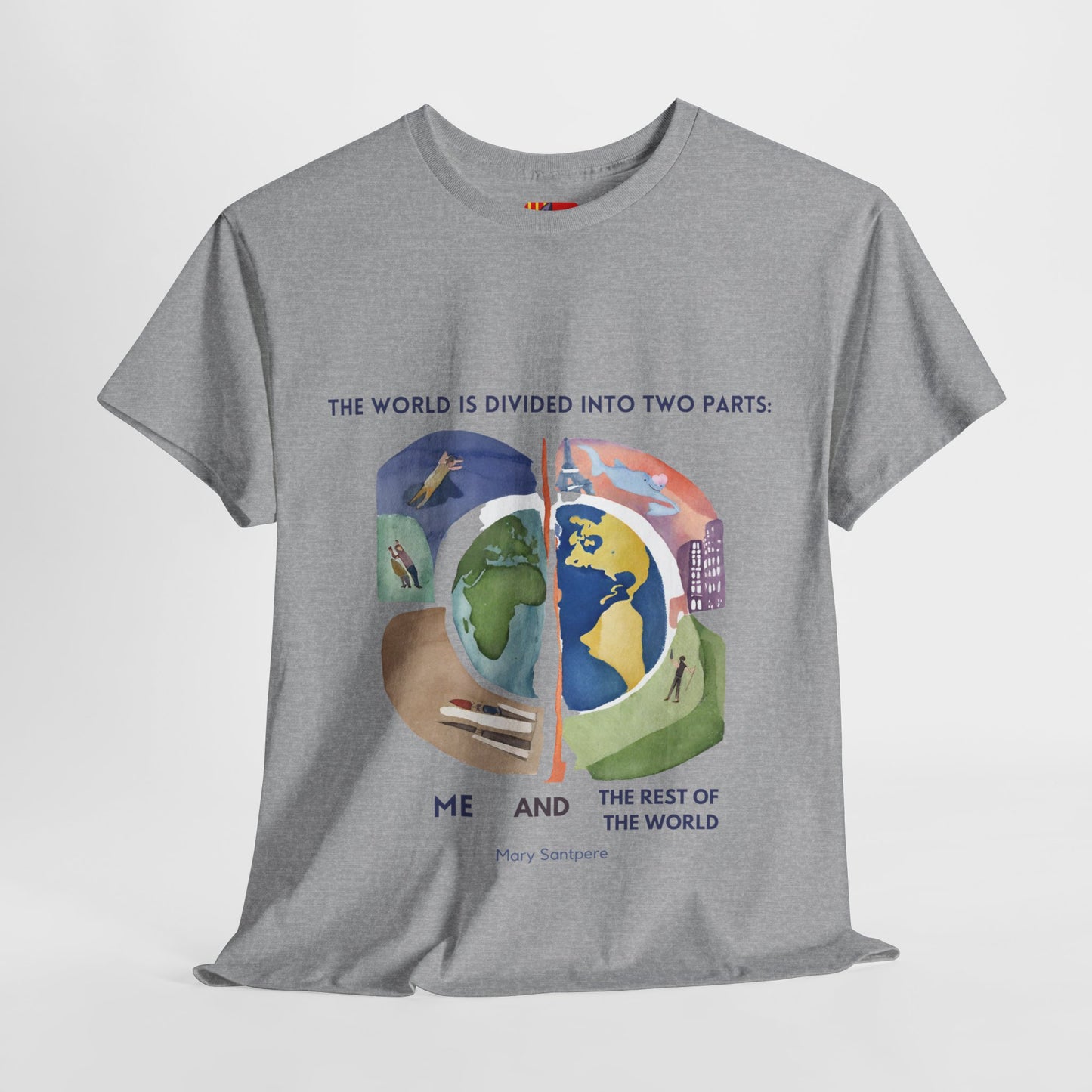 The United Soul T-Shirt: We Are One"World is divided... rest of the world"