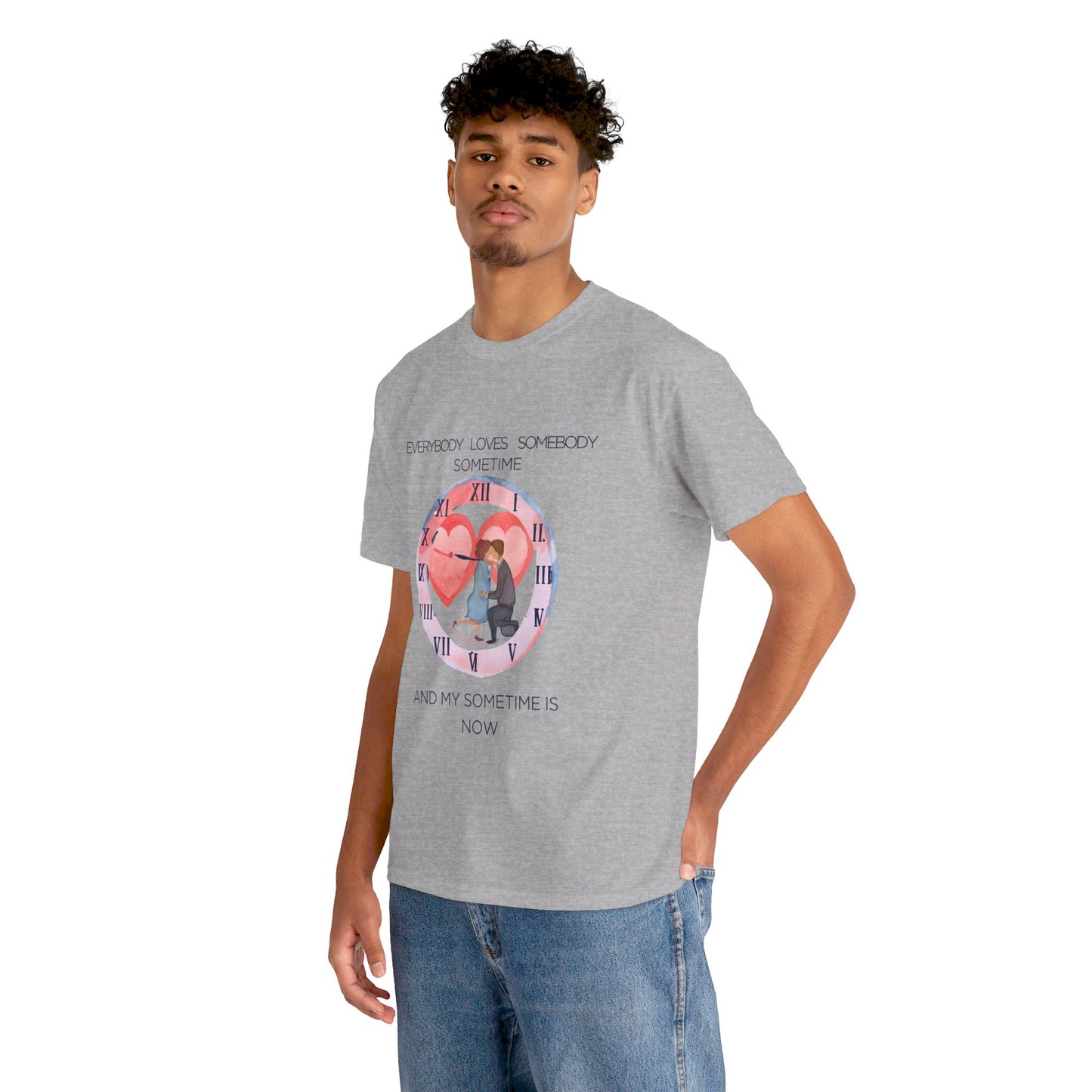 The Universal Love T-Shirt: Love Connects Us"Everybody loves somebody" Dean Martin