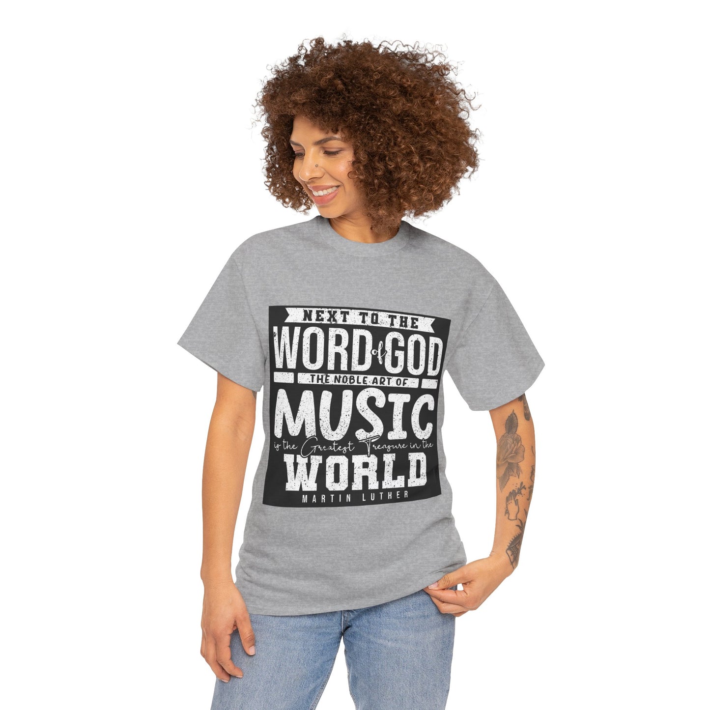 The Language Keeper T-Shirt: Next to the word of god the noble art of music