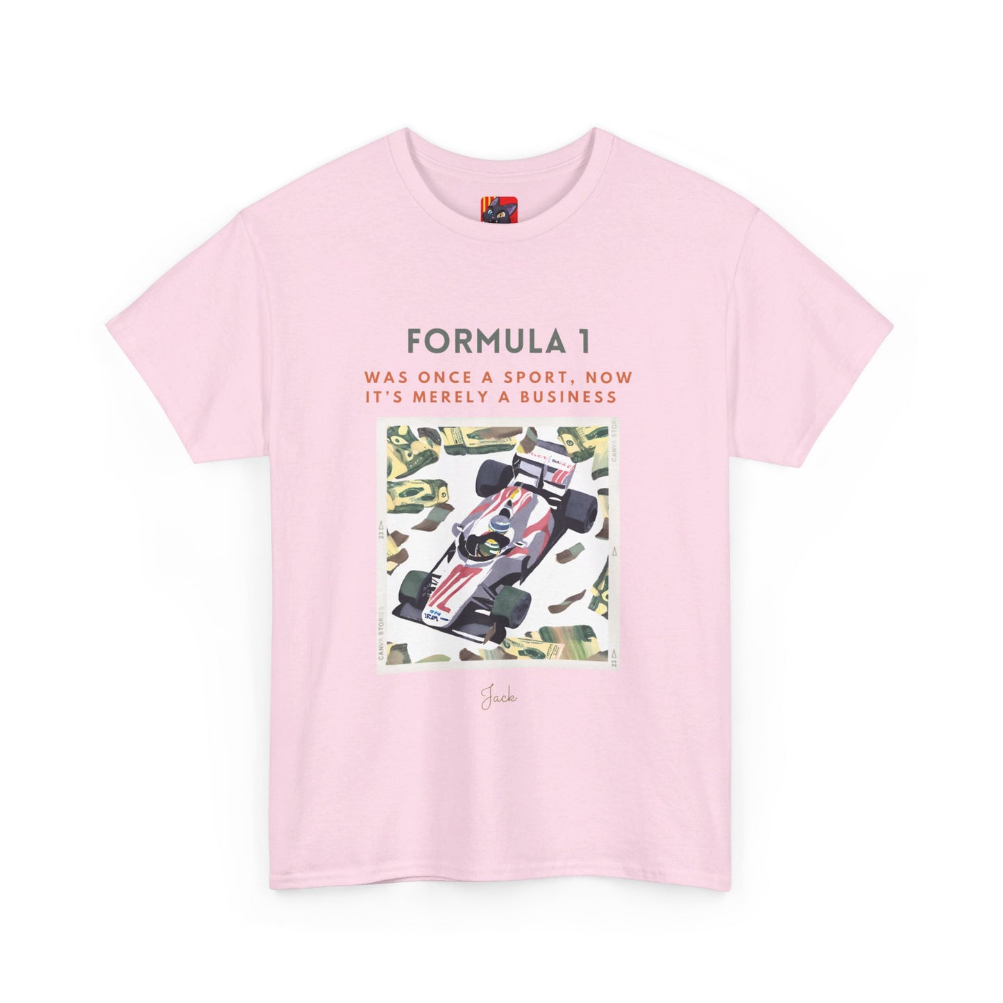 The Racing Purist T-Shirt: The Essence of Racing"Formula 1... a sport..." Jack