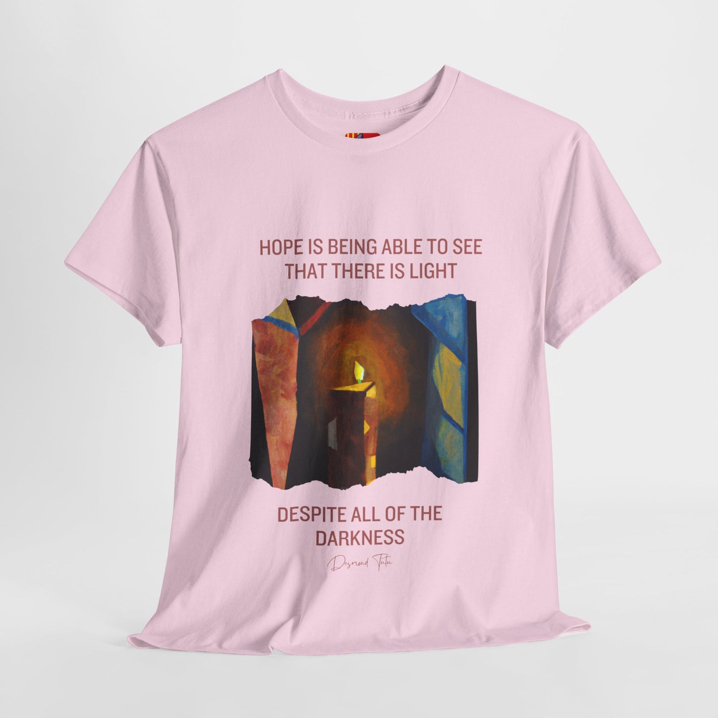 The Light Bringer T-Shirt: Find the Light Within"Hope is seeing light despite darkness" Desmond Tutu