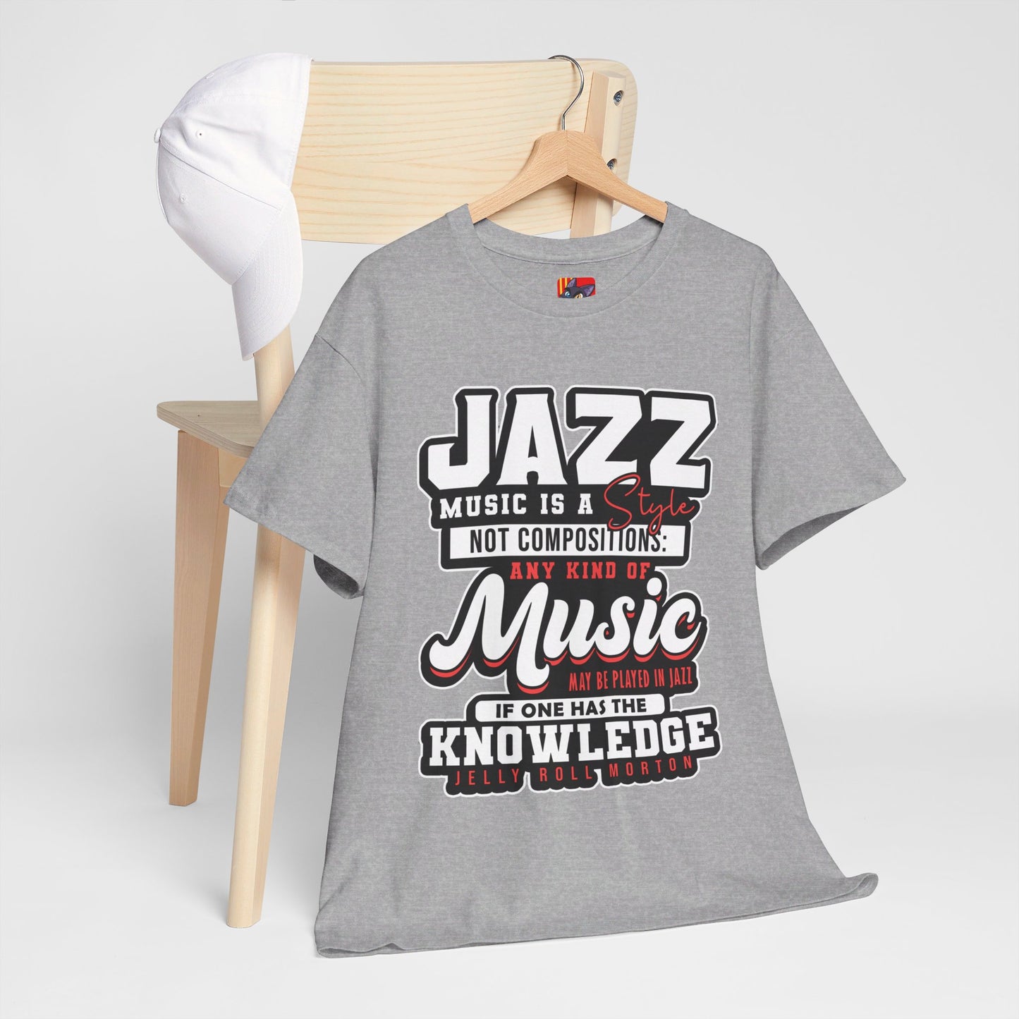 The History Buff T-Shirt: Jazz music is a style not composition Jelly Roll Morton