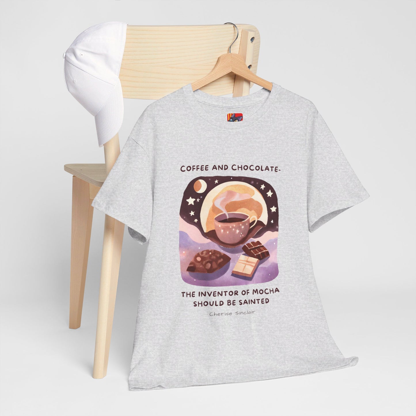 Saint the Mocha Inventor General Coffee Love T-shirt