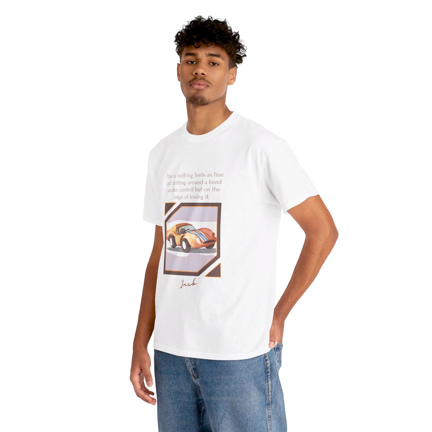 The Thrill Seeker T-Shirt: Live on the Edge "Drifting around a bend..." Jack