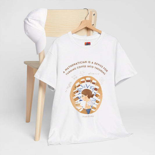 Mathematicians T-shirt: Coffee TheoristsMath/Literature Coffee Quotes