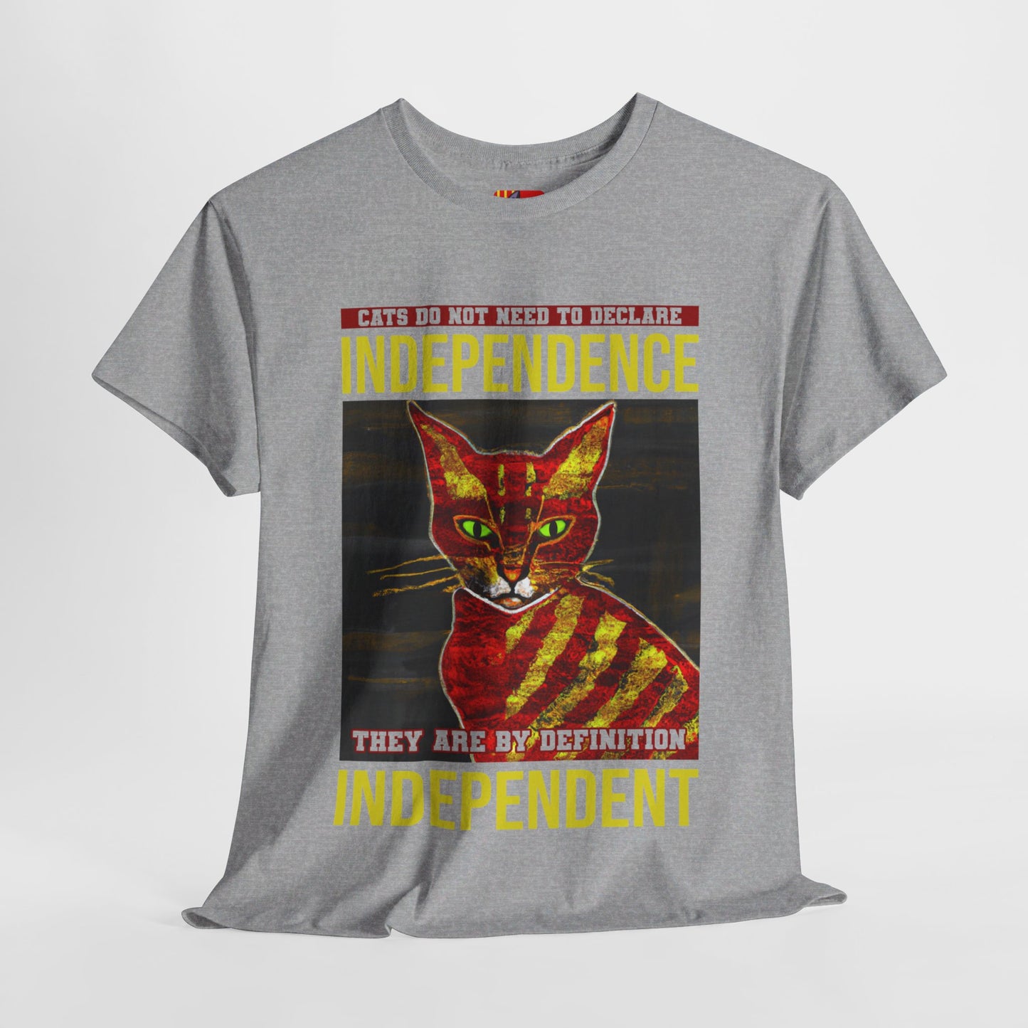 The Free Thinker T-Shirt: Cats do not need to declare independence Jack