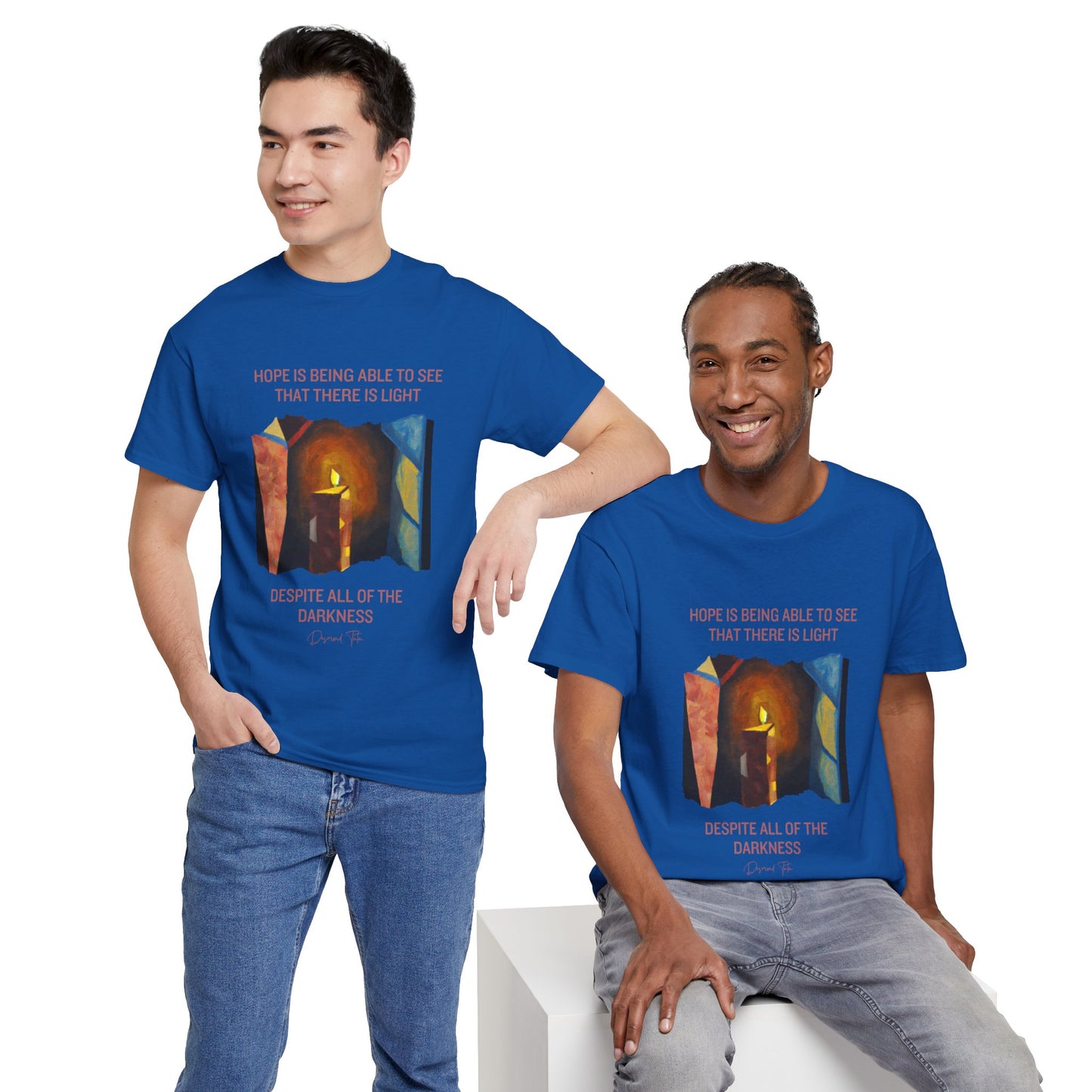 The Light Bringer T-Shirt: Find the Light Within"Hope is seeing light despite darkness" Desmond Tutu