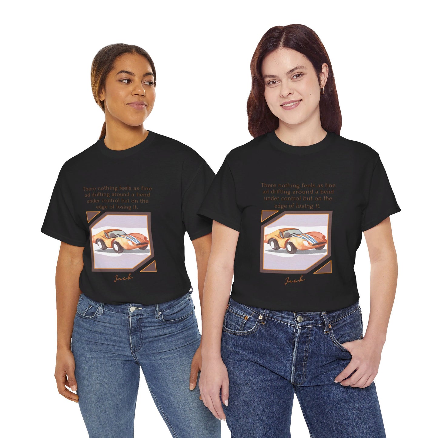 The Thrill Seeker T-Shirt: Live on the Edge "Drifting around a bend..." Jack