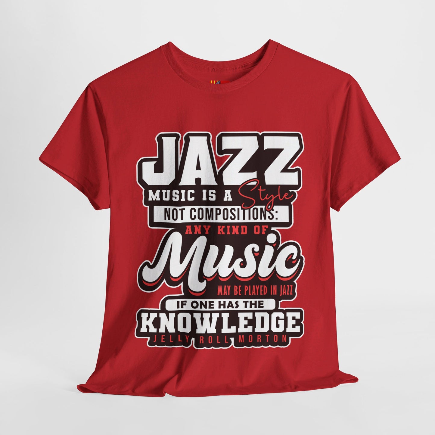 The History Buff T-Shirt: Jazz music is a style not composition Jelly Roll Morton