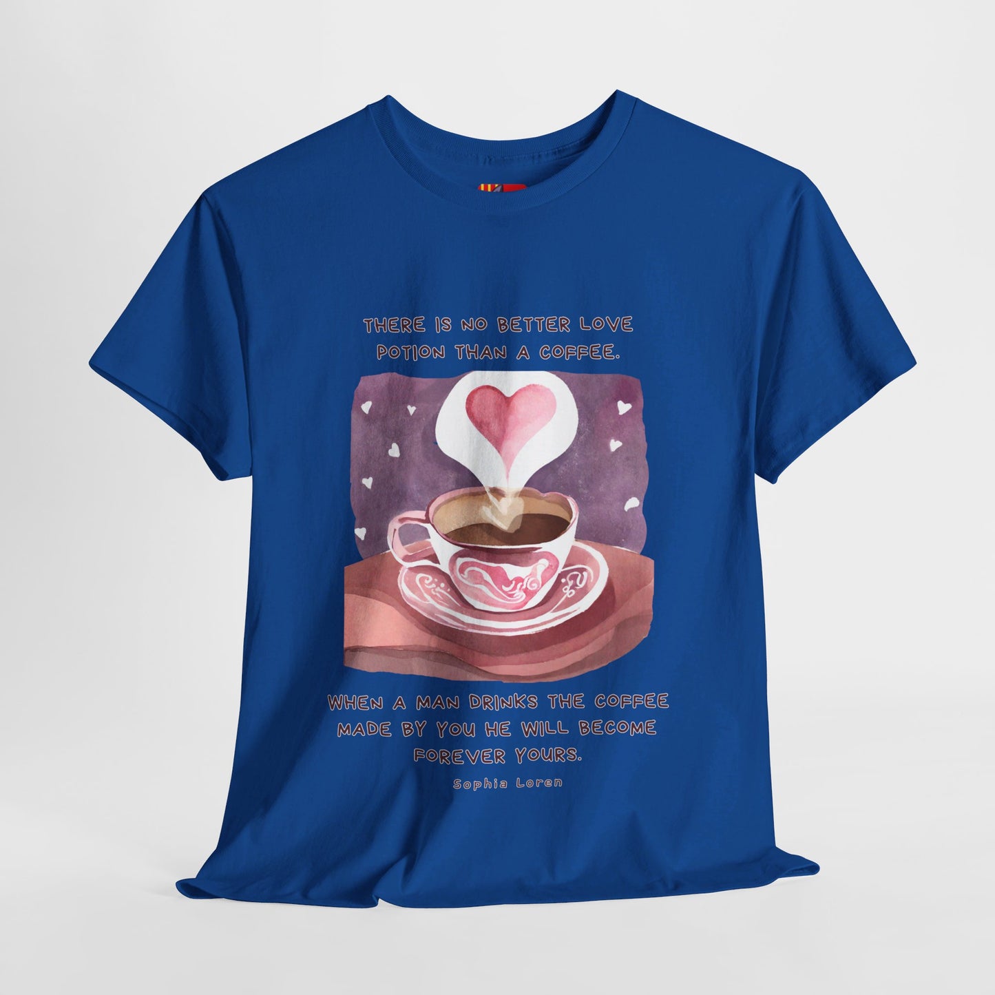 Coffee: The Love Potion (Cute & Playful) Romantic Coffee Quotes T-shirt