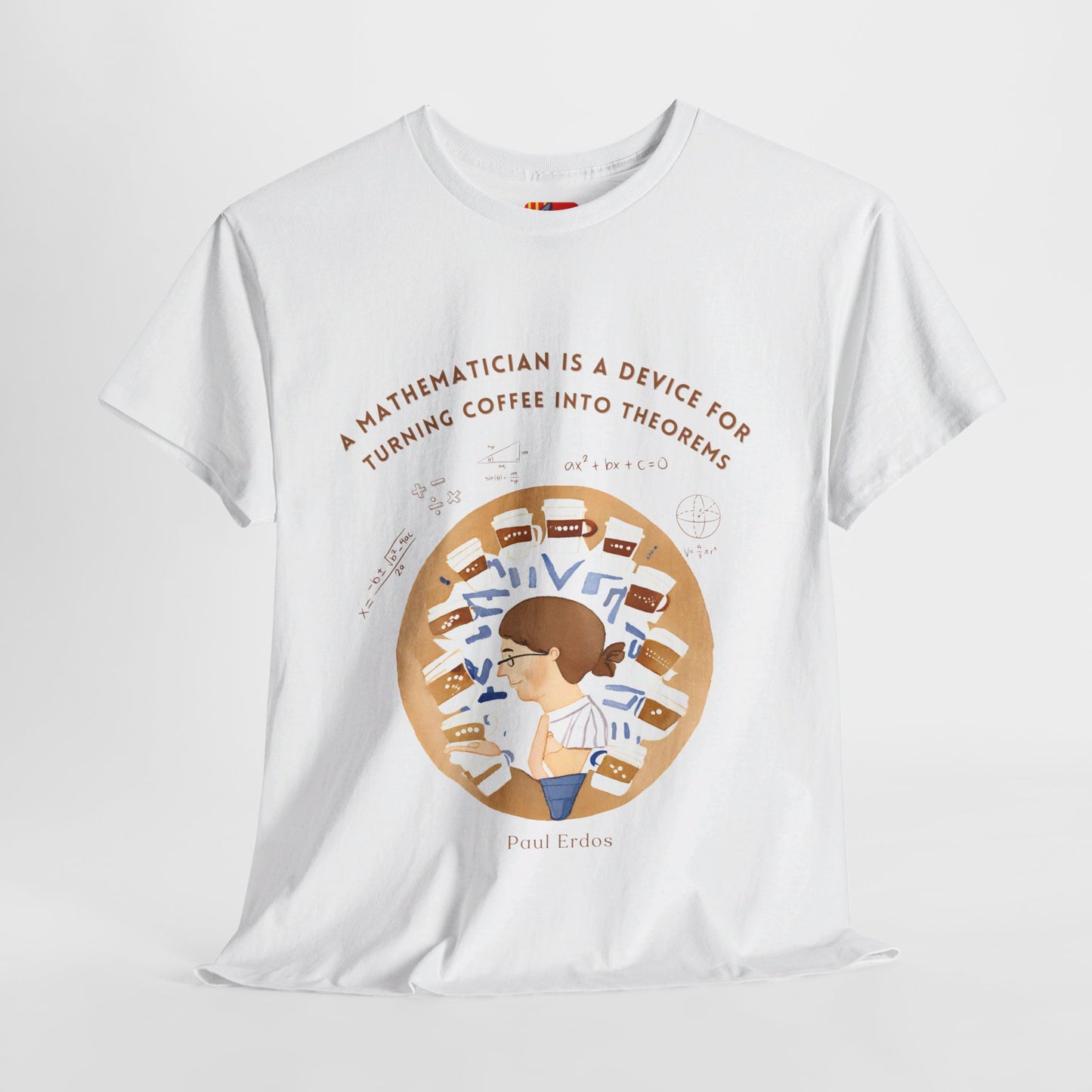 Mathematicians T-shirt: Coffee TheoristsMath/Literature Coffee Quotes