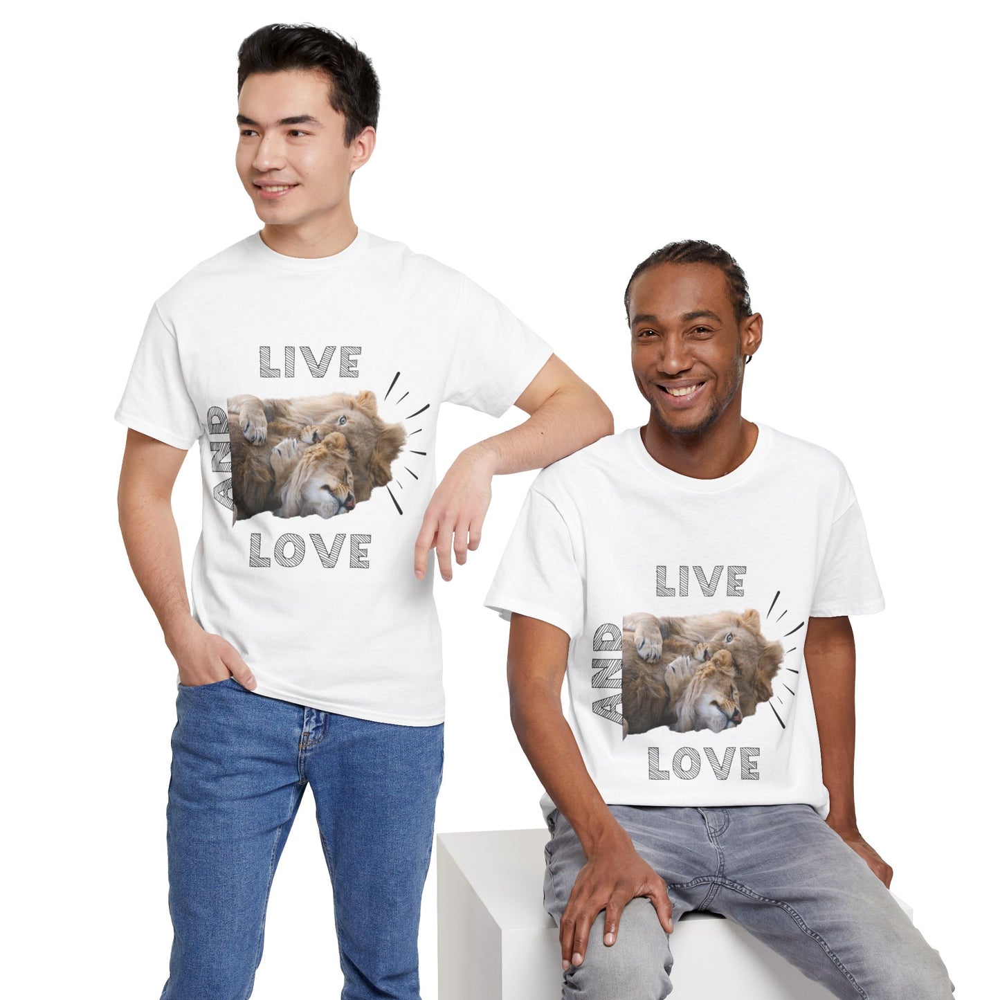 Live and Love: Simple Quote Tee Jack