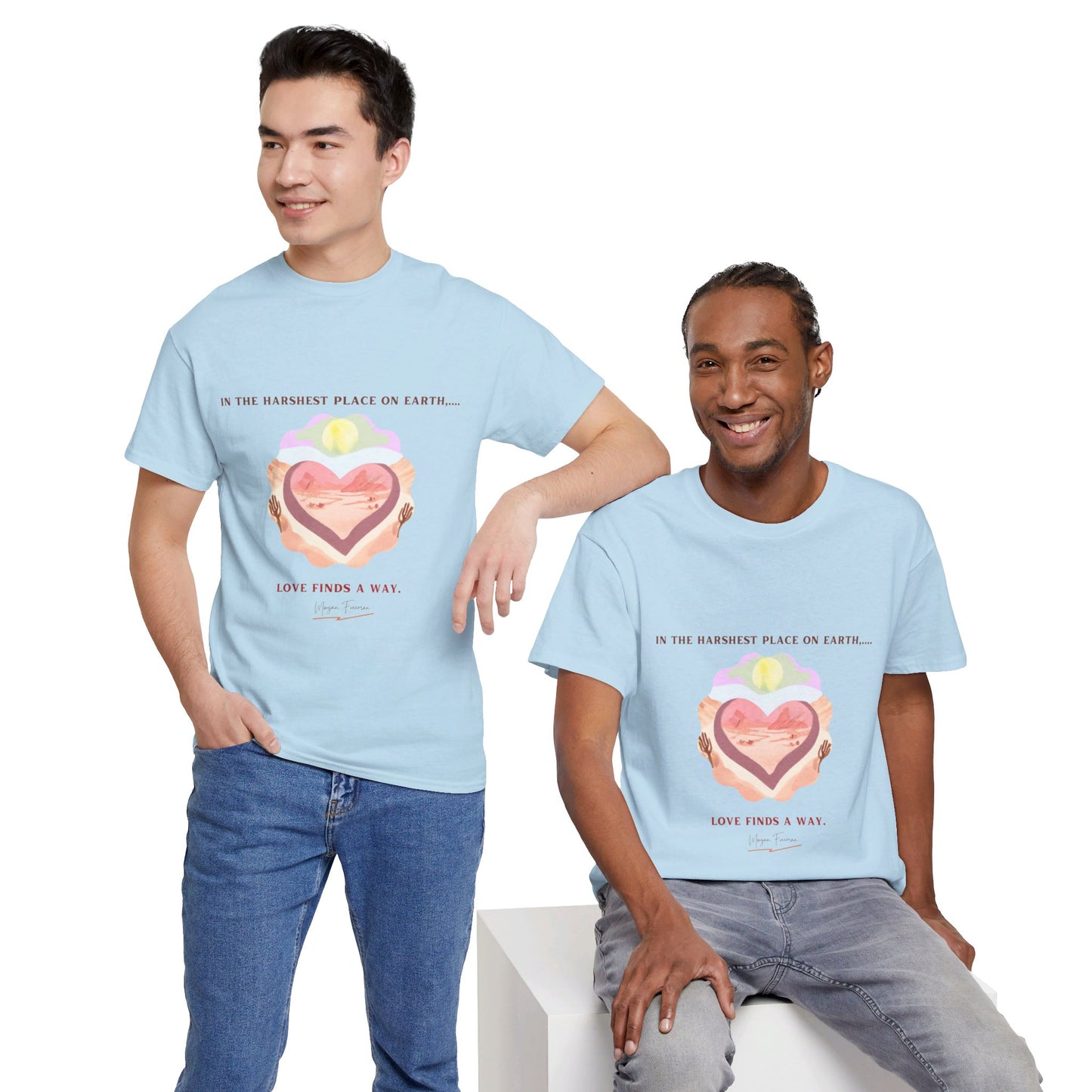 The Love Fighter T-Shirt: Love Conquers All"Love finds a way" Morgan Freeman