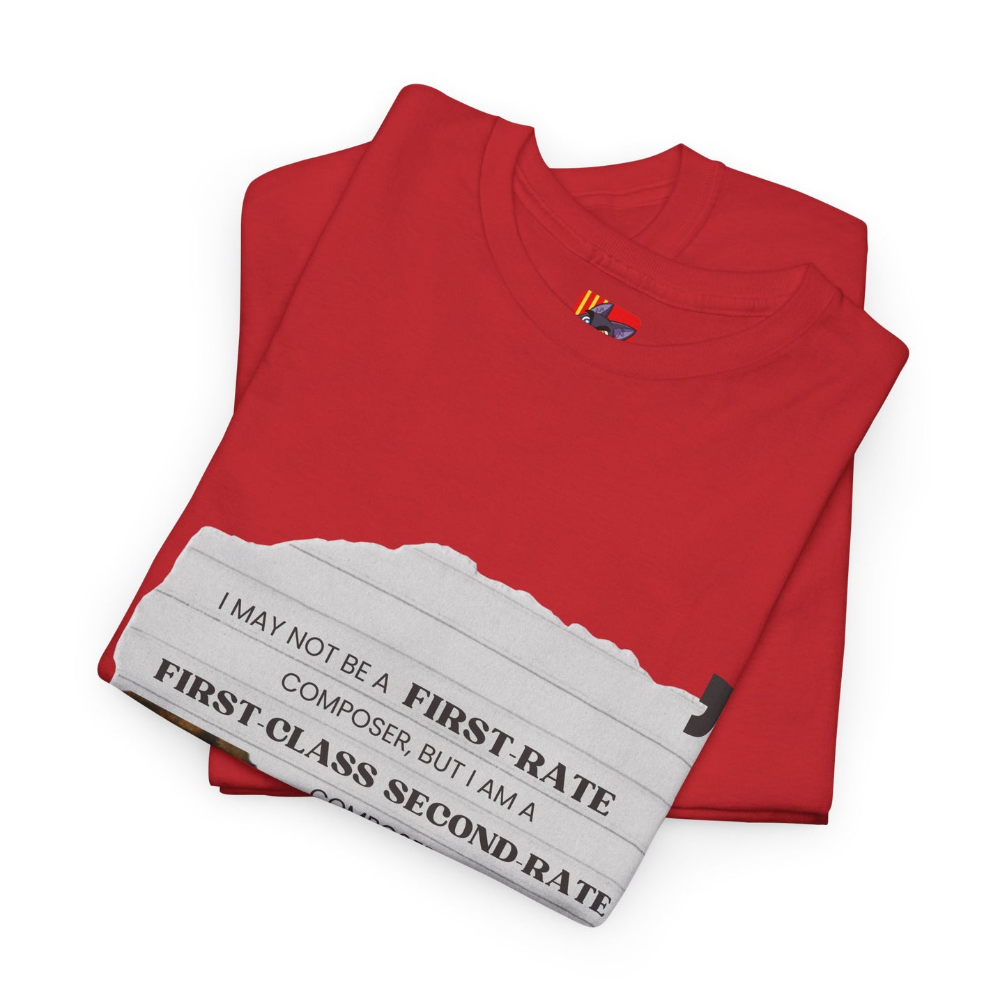 Second-Rate Genius: Dmitri Shostakovich Quote Tee Richard Strauss