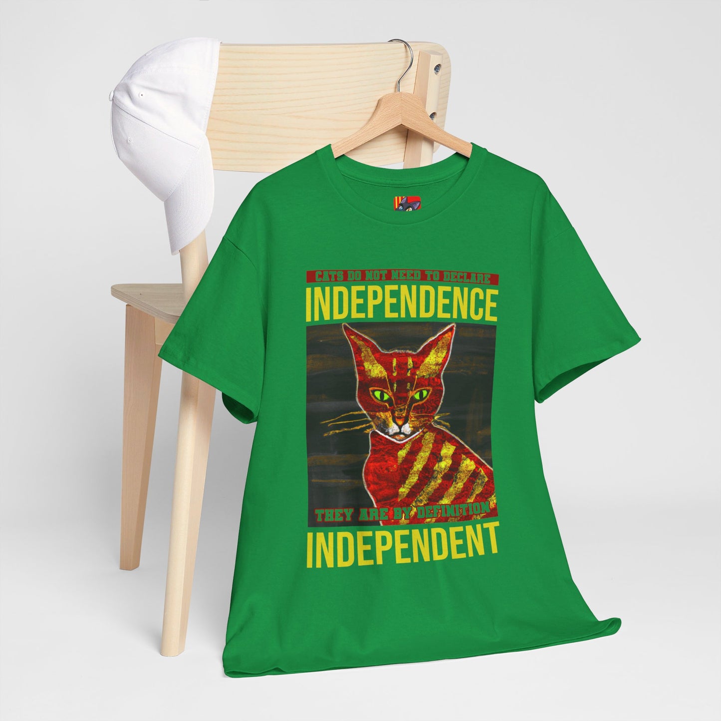 The Free Thinker T-Shirt: Cats do not need to declare independence Jack