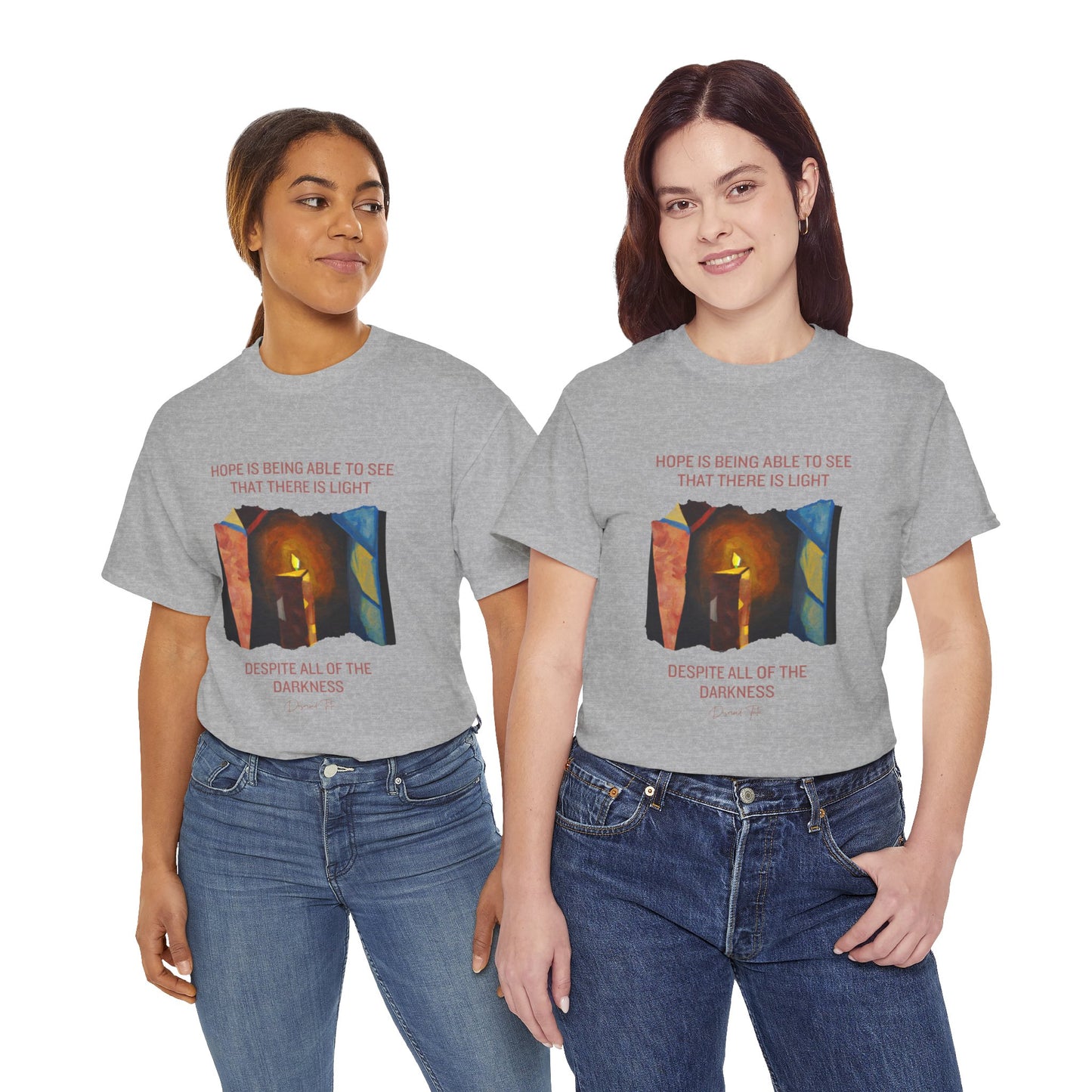 The Light Bringer T-Shirt: Find the Light Within"Hope is seeing light despite darkness" Desmond Tutu