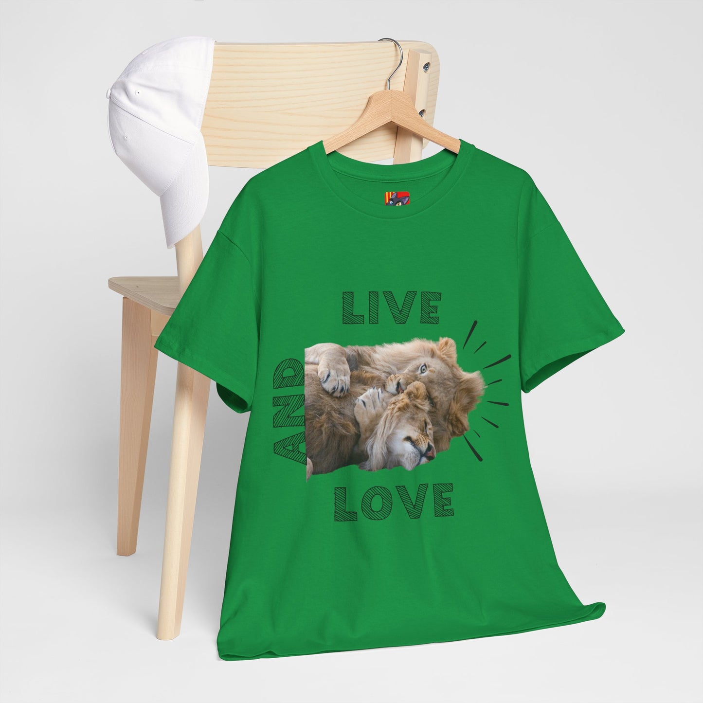 Live and Love: Simple Quote Tee