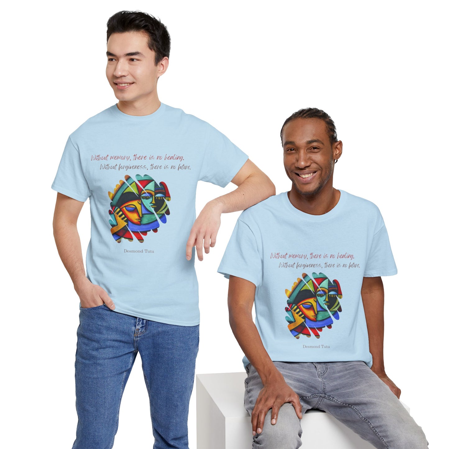 The Healing Journey T-Shirt: Remember to Forgive"Without memory... no forgiveness" Desmond Tutu