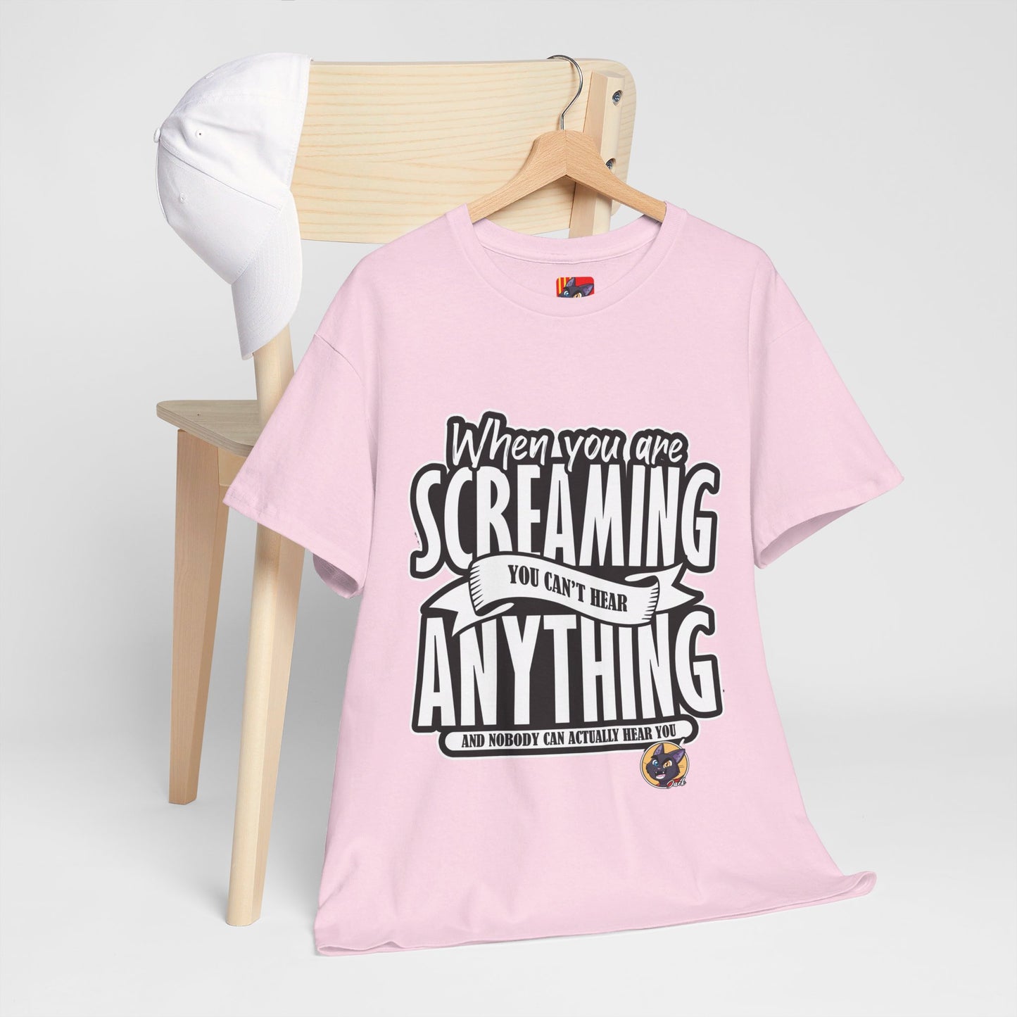 The Authentic Self T-Shirt: When you are screaming you can't hear anything Jack