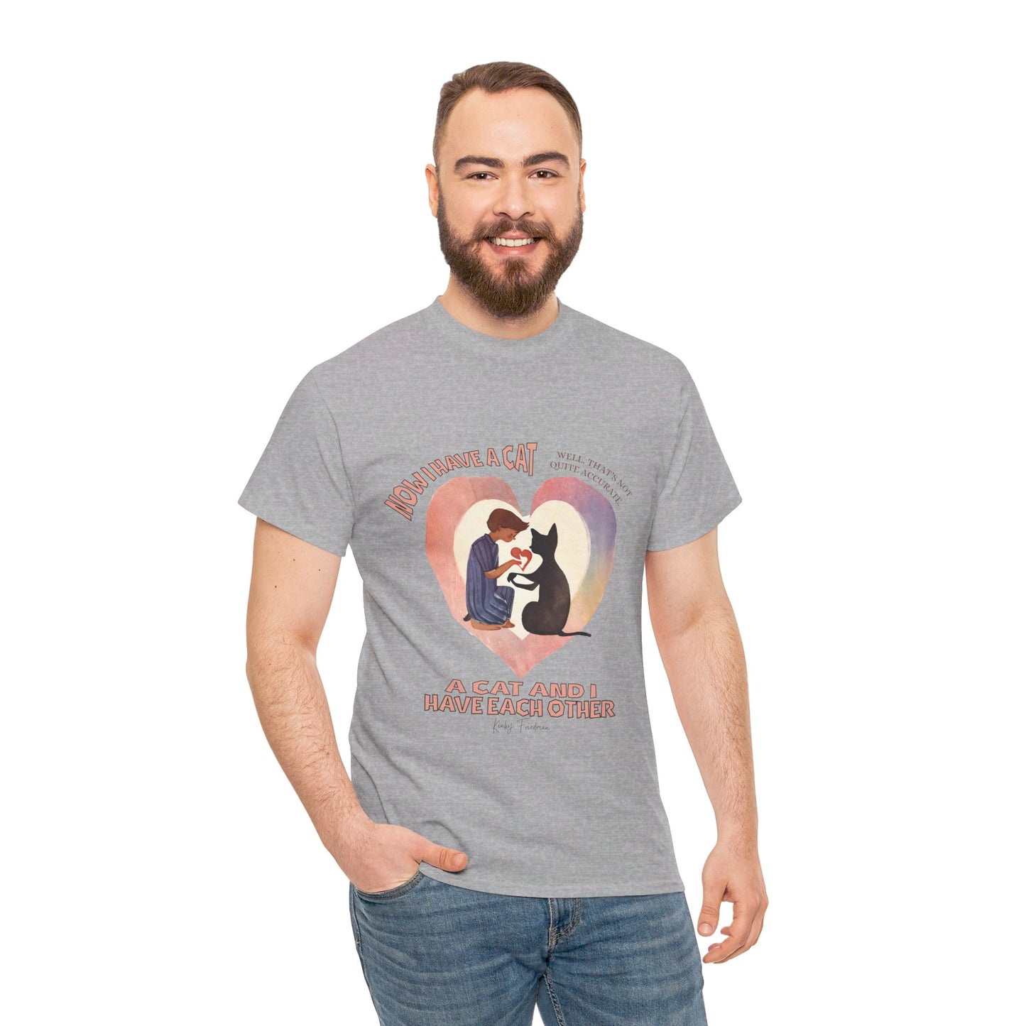 The Feline Partnership T-Shirt: We Own Each Other"Cat and I have each other" Kinky Friedman