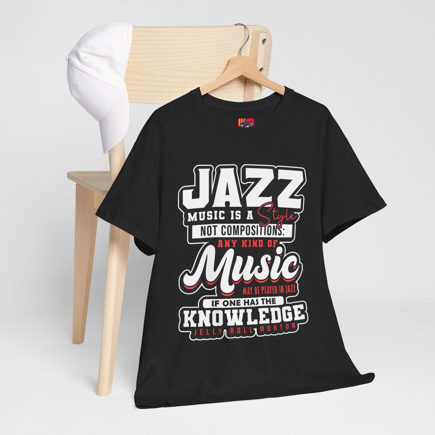 The History Buff T-Shirt: Jazz music is a style not composition Jelly Roll Morton