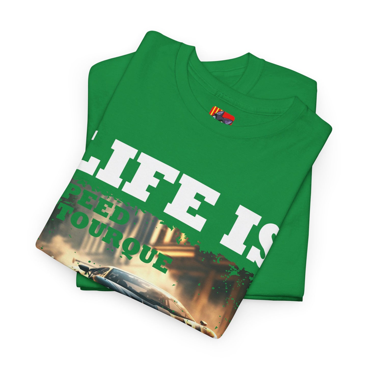 The Free Spirit T-Shirt: Life is speed tourque balance and a middle finger to death Jack