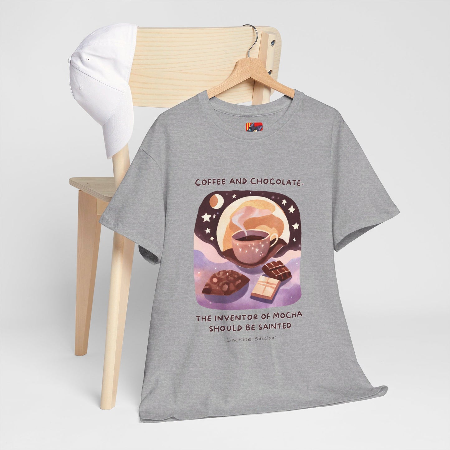 Saint the Mocha Inventor General Coffee Love T-shirt