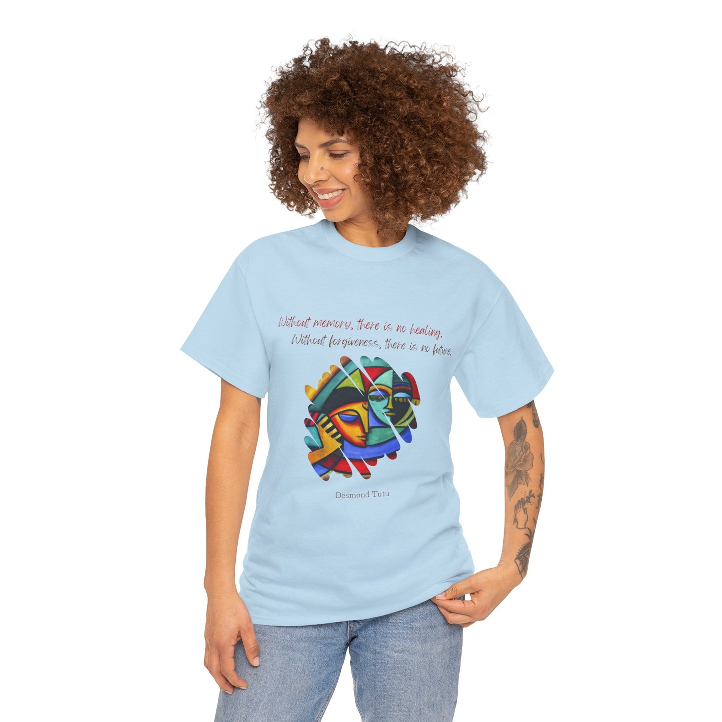 The Healing Journey T-Shirt: Remember to Forgive"Without memory... no forgiveness" Desmond Tutu