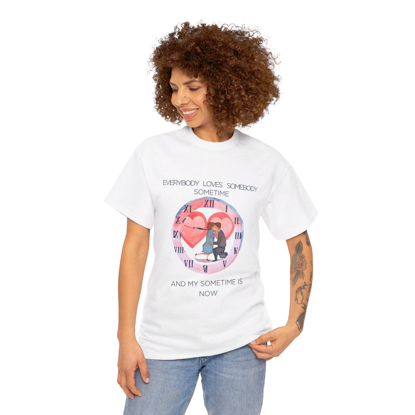 The Universal Love T-Shirt: Love Connects Us"Everybody loves somebody" Dean Martin