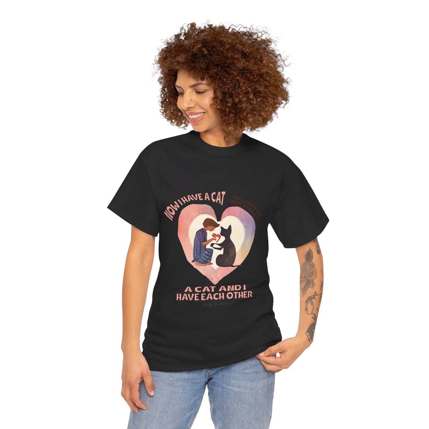 The Feline Partnership T-Shirt: We Own Each Other"Cat and I have each other" Kinky Friedman