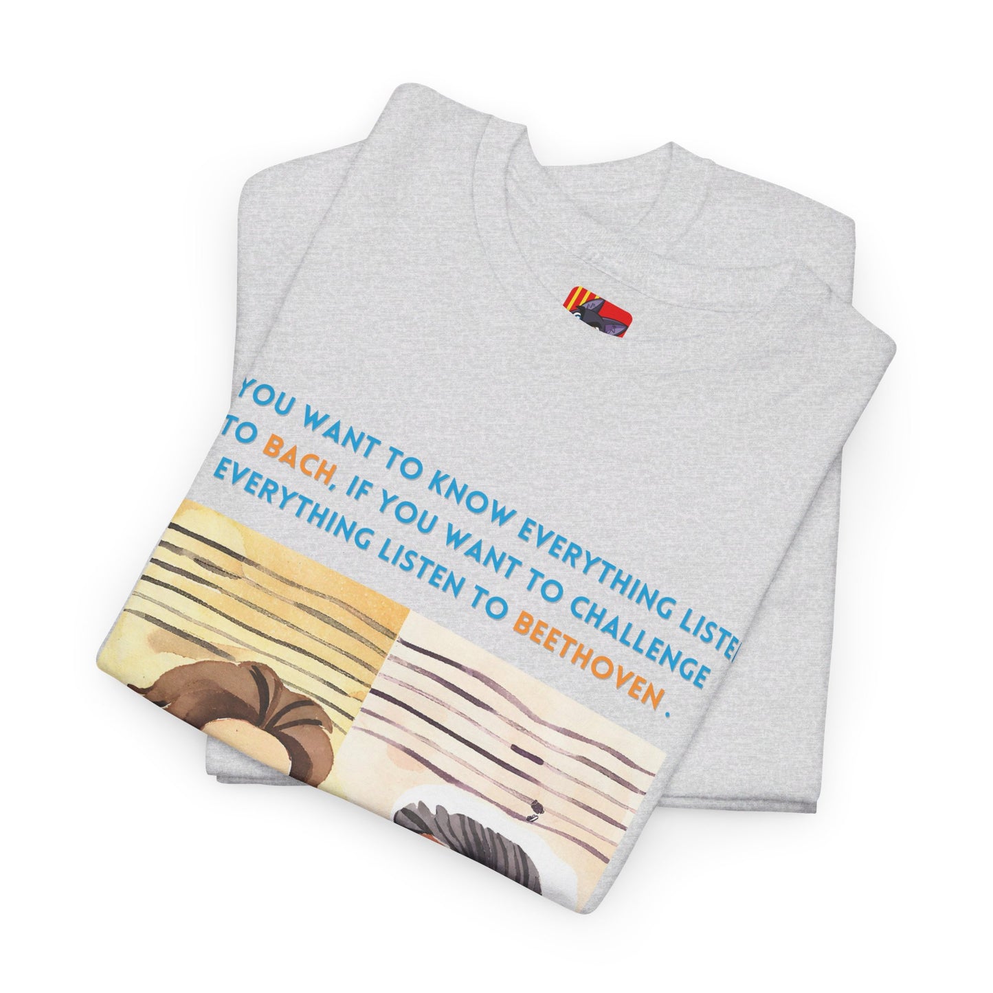 The Music Lover T-Shirt: Listen to Bach & Beethoven"Listen to Bach... listen to Beethoven" Jack