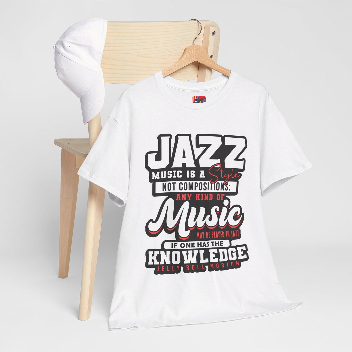 The History Buff T-Shirt: Jazz music is a style not composition Jelly Roll Morton