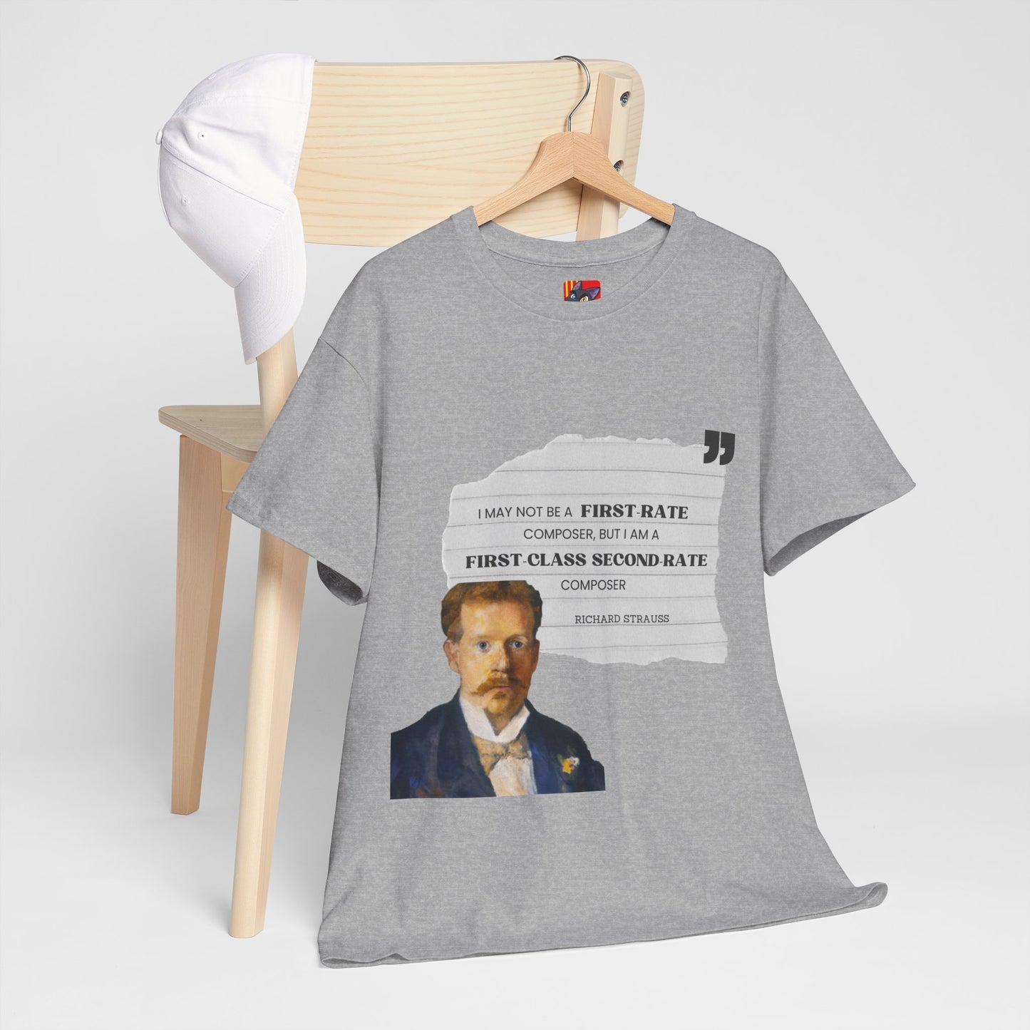 Second-Rate Genius: Dmitri Shostakovich Quote Tee Richard Strauss