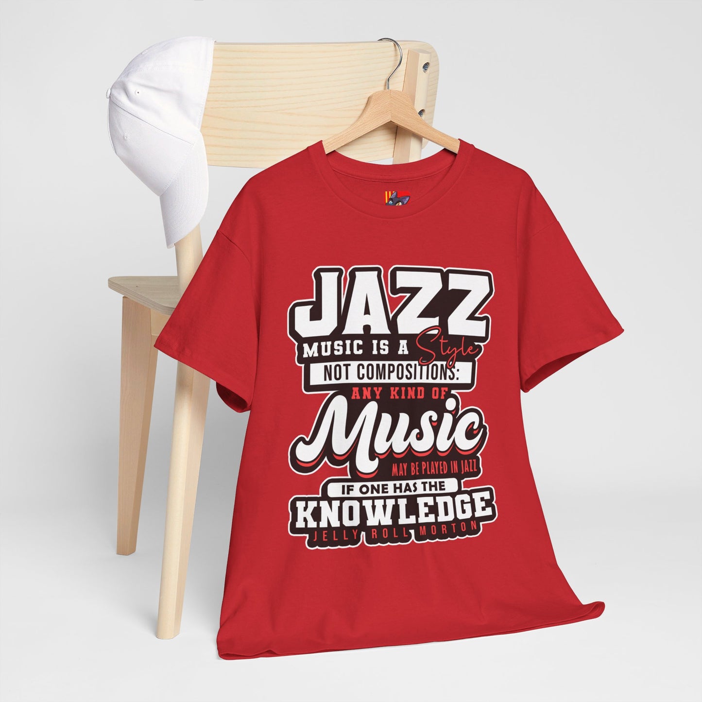 The History Buff T-Shirt: Jazz music is a style not composition Jelly Roll Morton