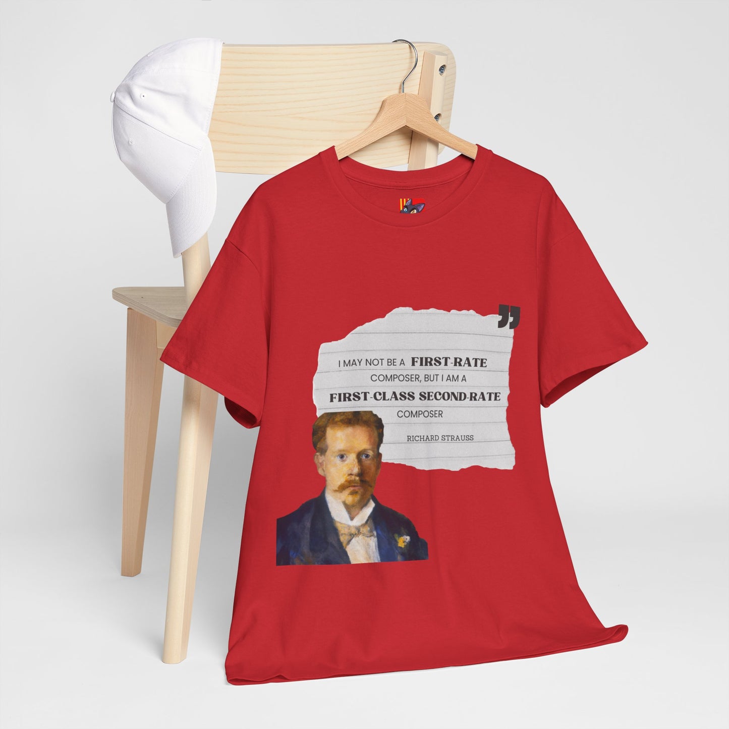 Second-Rate Genius: Dmitri Shostakovich Quote Tee Richard Strauss