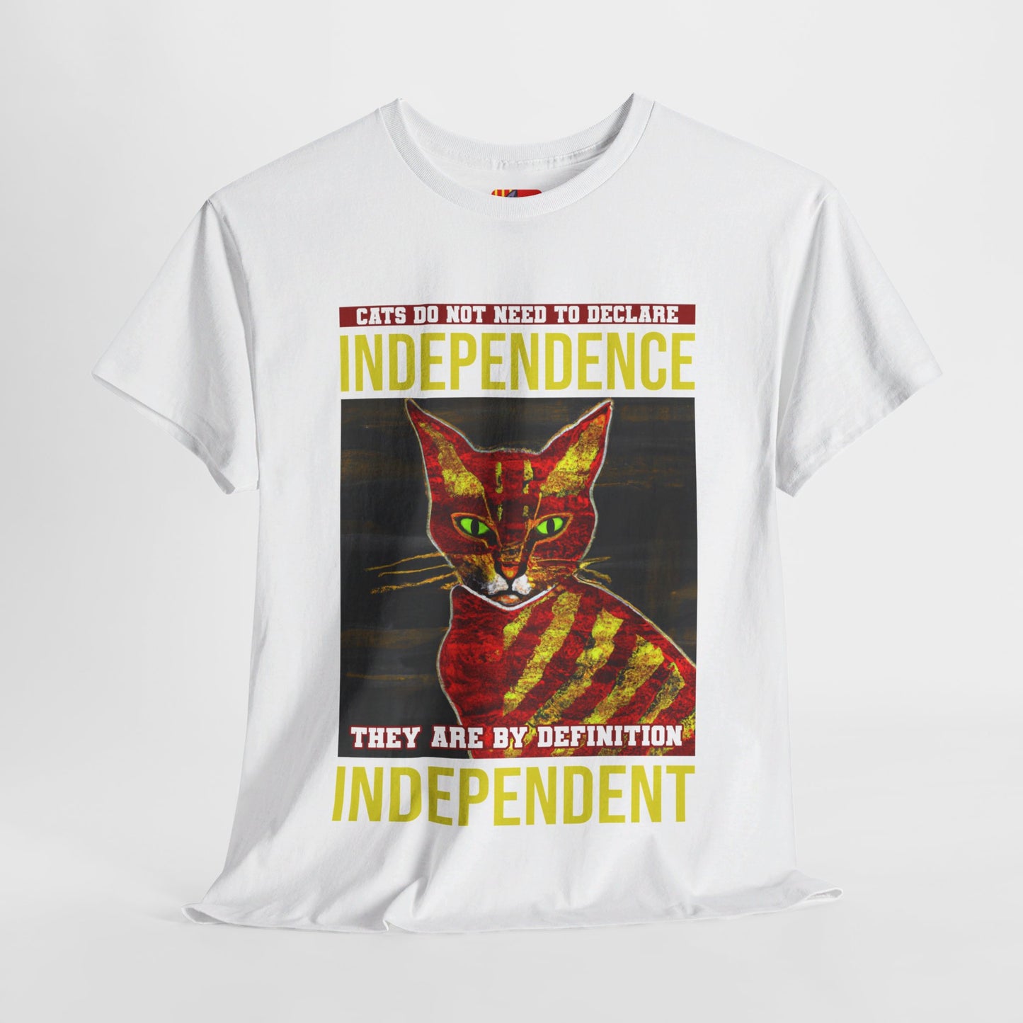 The Free Thinker T-Shirt: Cats do not need to declare independence Jack