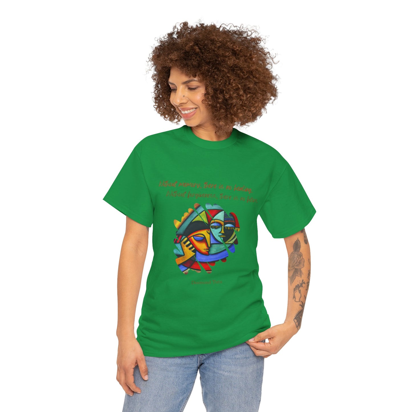 The Healing Journey T-Shirt: Remember to Forgive"Without memory... no forgiveness" Desmond Tutu