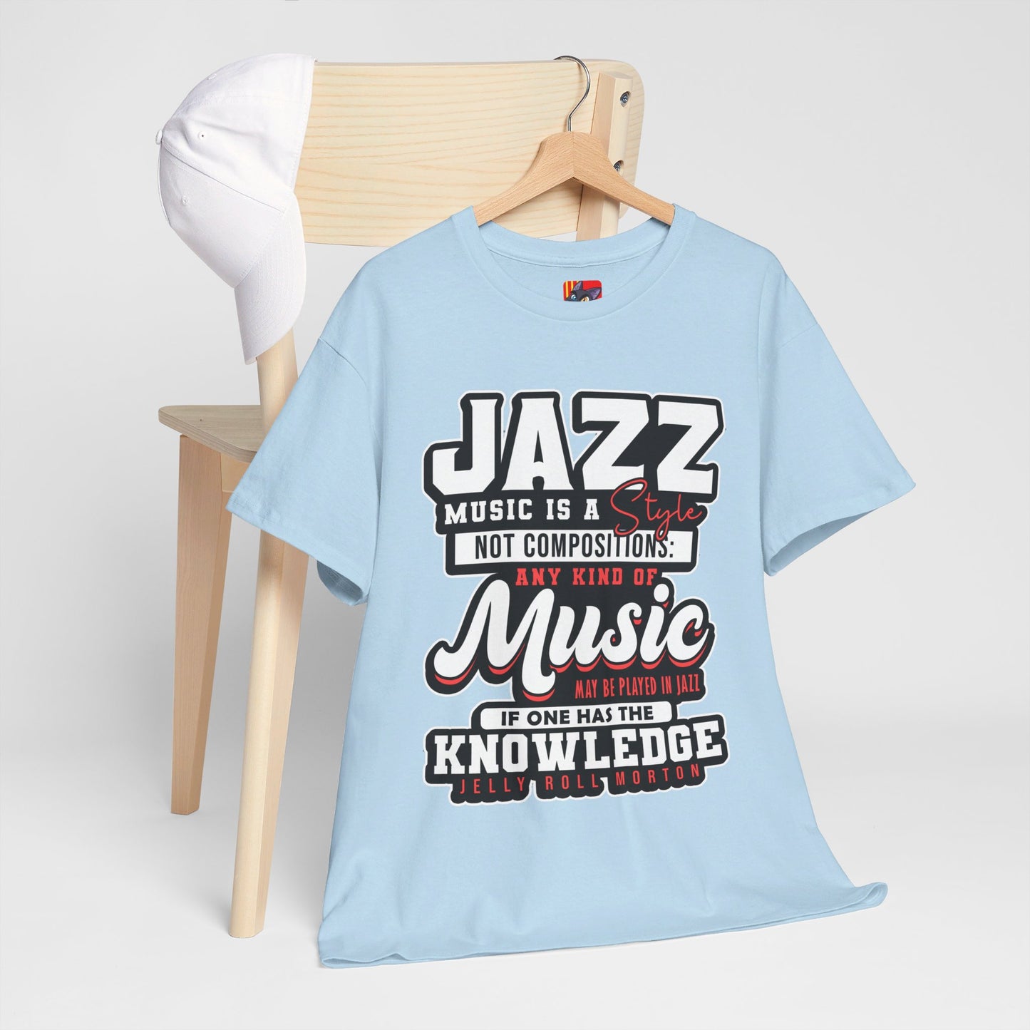 The History Buff T-Shirt: Jazz music is a style not composition Jelly Roll Morton